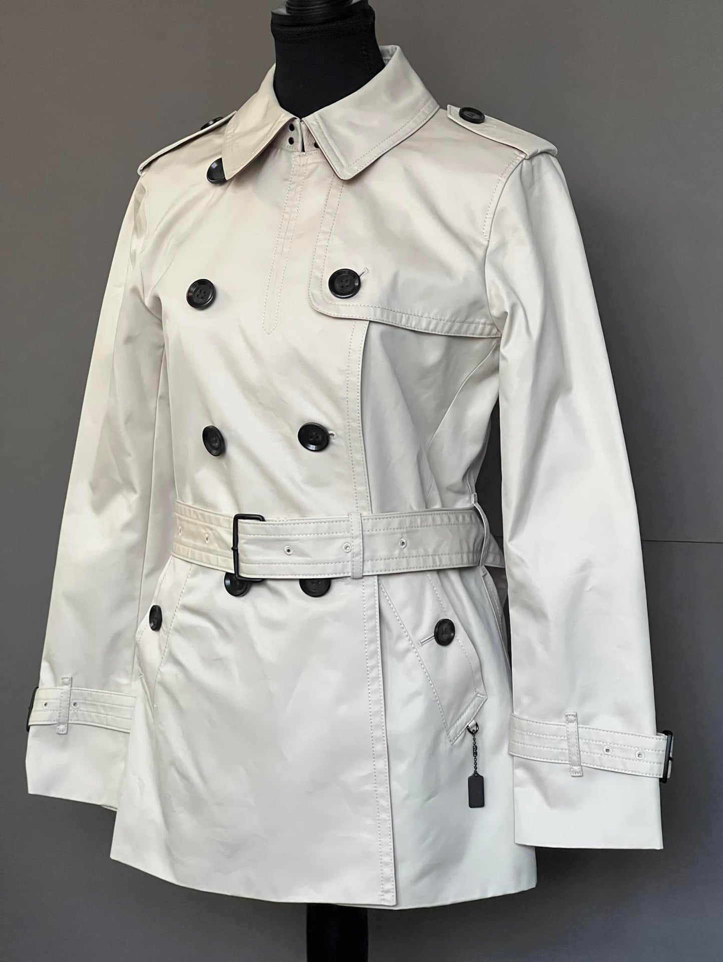 Coach Short Trench Coat