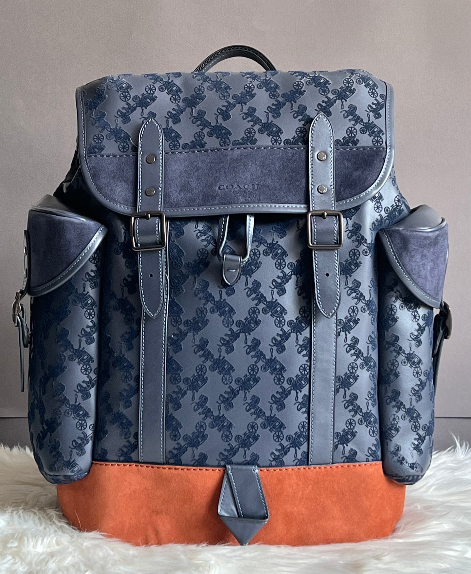 carriage house leather backpack Coach Hitch Backpack with Horse and Carriage – Club de Mode