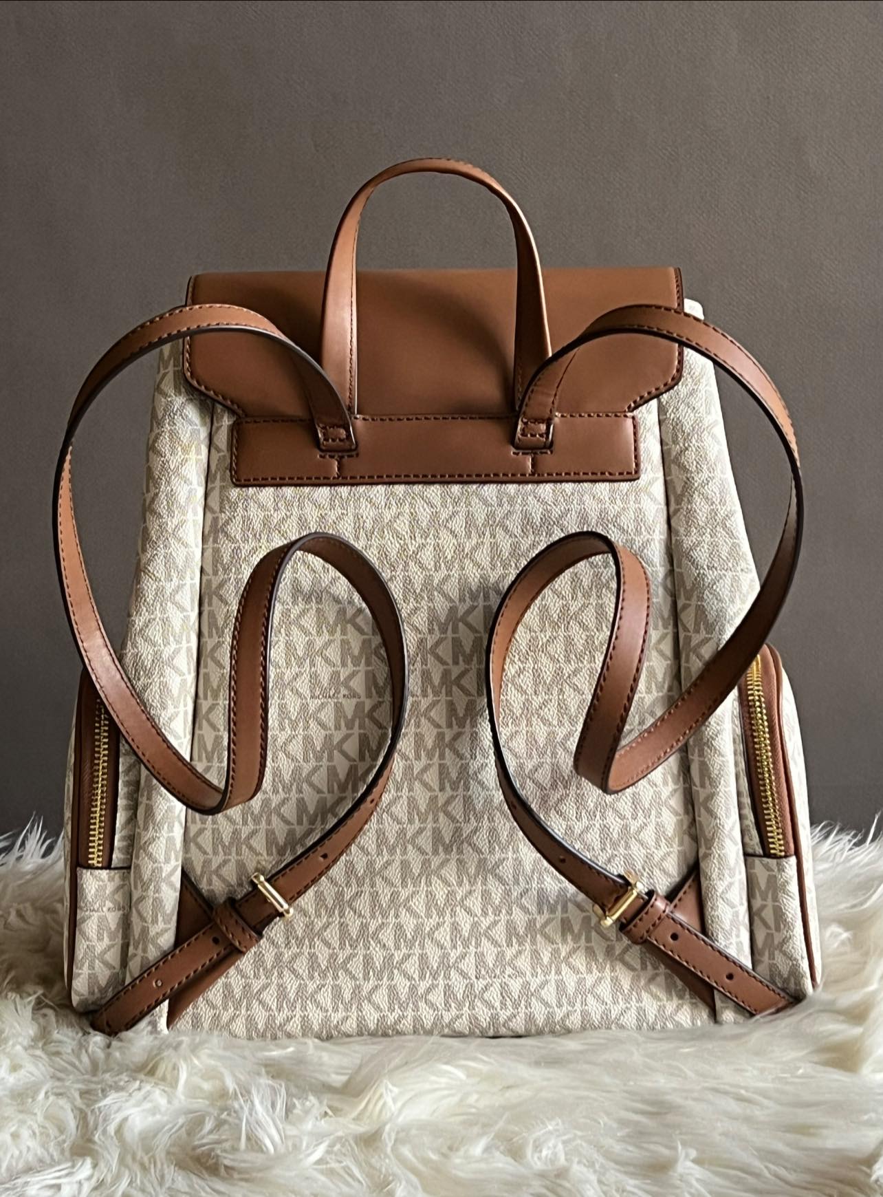 Michael Kors Jet Set Large Logo Backpack