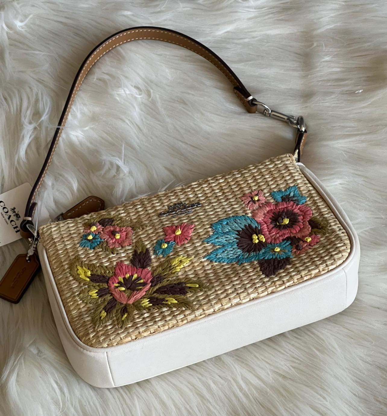 Coach Nolita 19 with Floral Embroidery