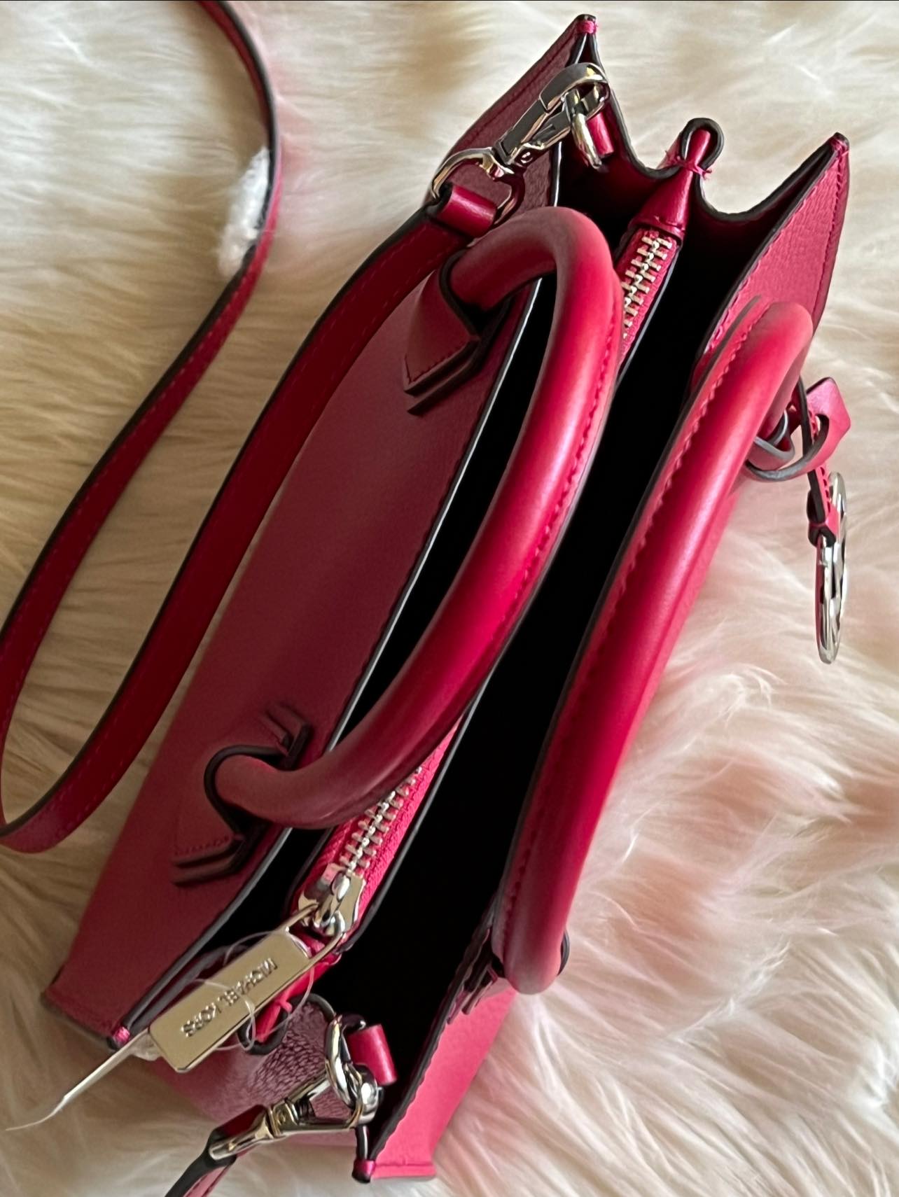 Michael Kors Mercer Medium Pebbled Leather Crossbody Bag