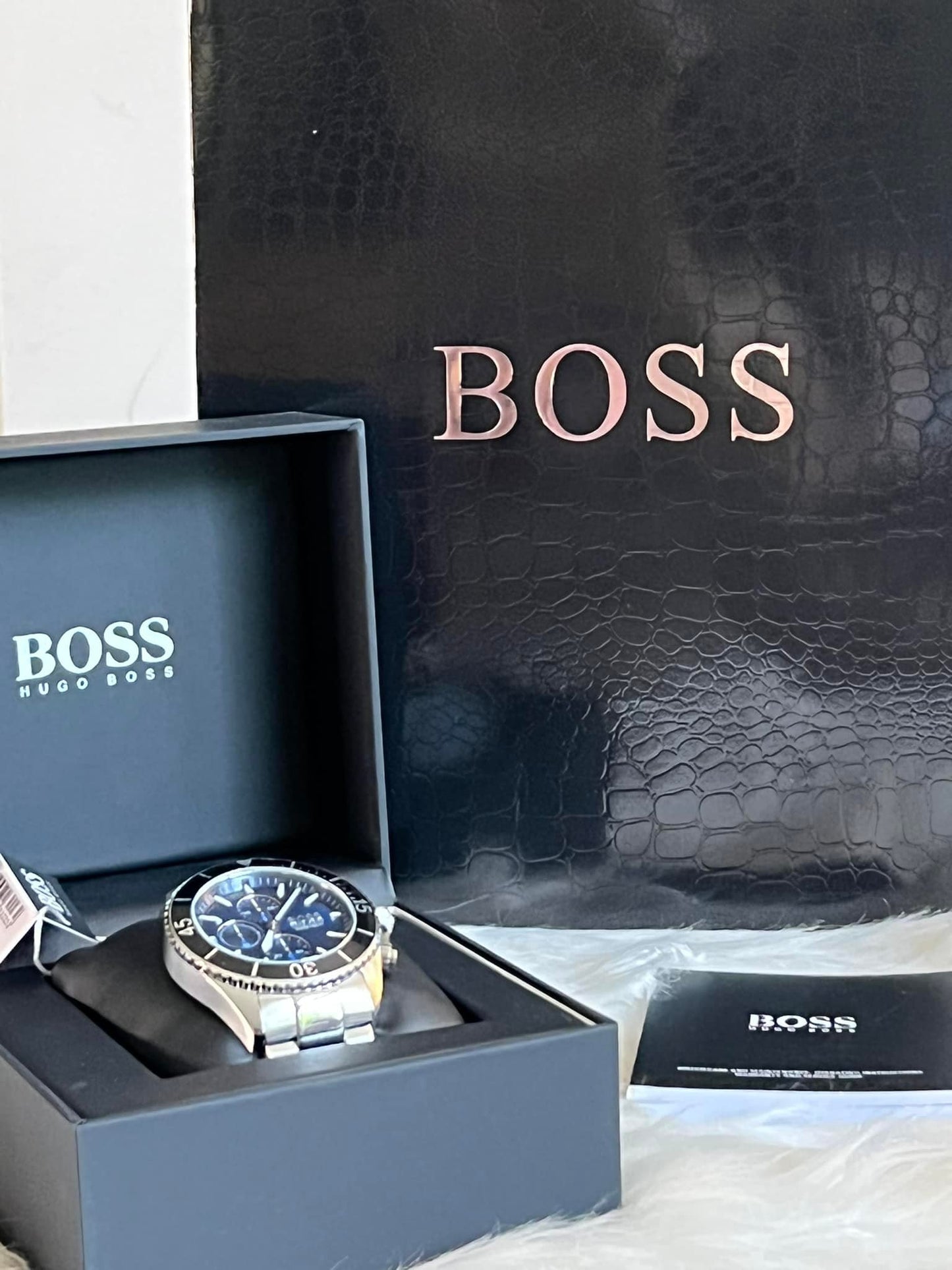 Hugo Boss Men’s Ocean Blue Dial Watch