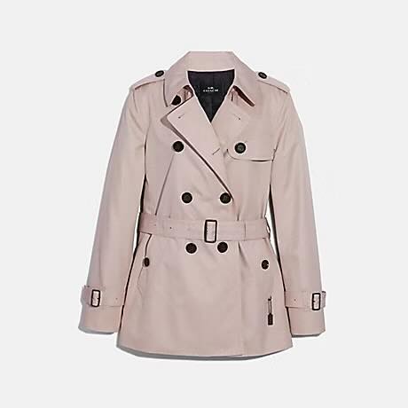 Coach Short Trench Coat
