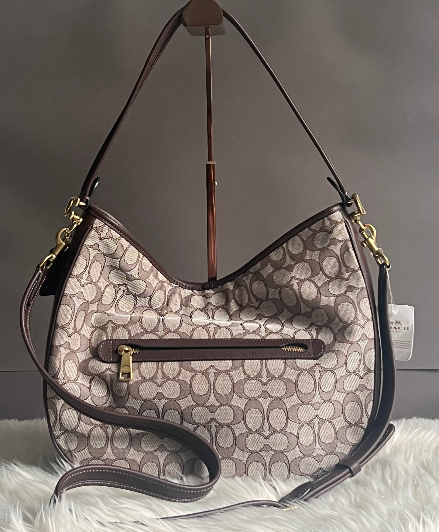 Coach Soft Tabby Hobo in Signature Jacquard