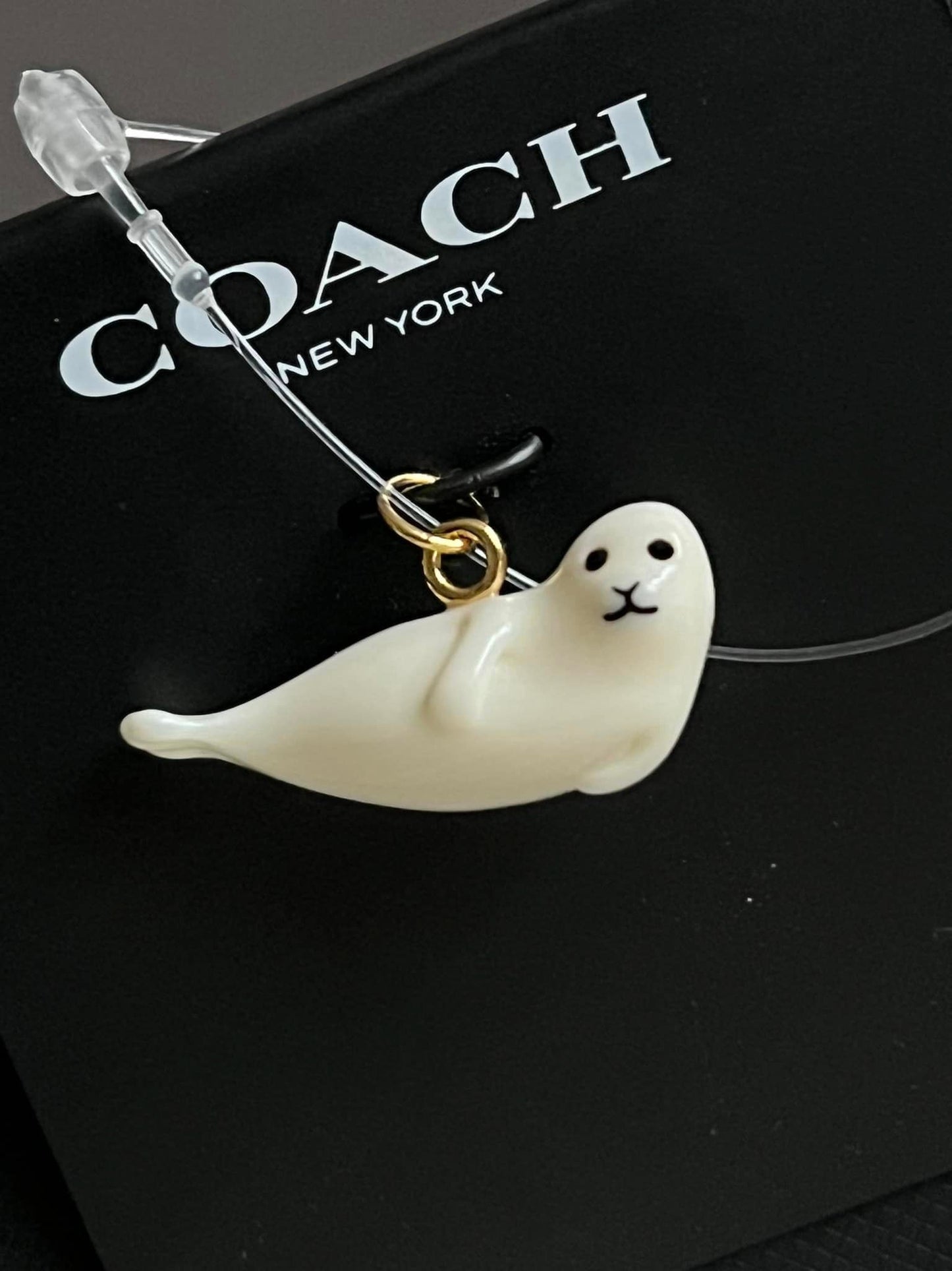 Coach Seal Charm