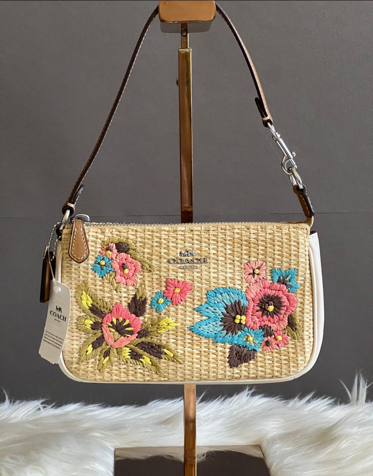 Coach Nolita 19 with Floral Embroidery