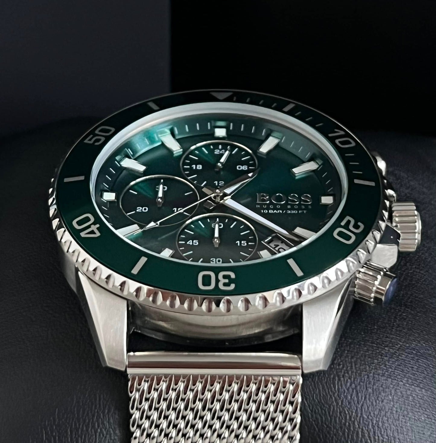 Hugo Boss Men’s Admiral Green Face Watch