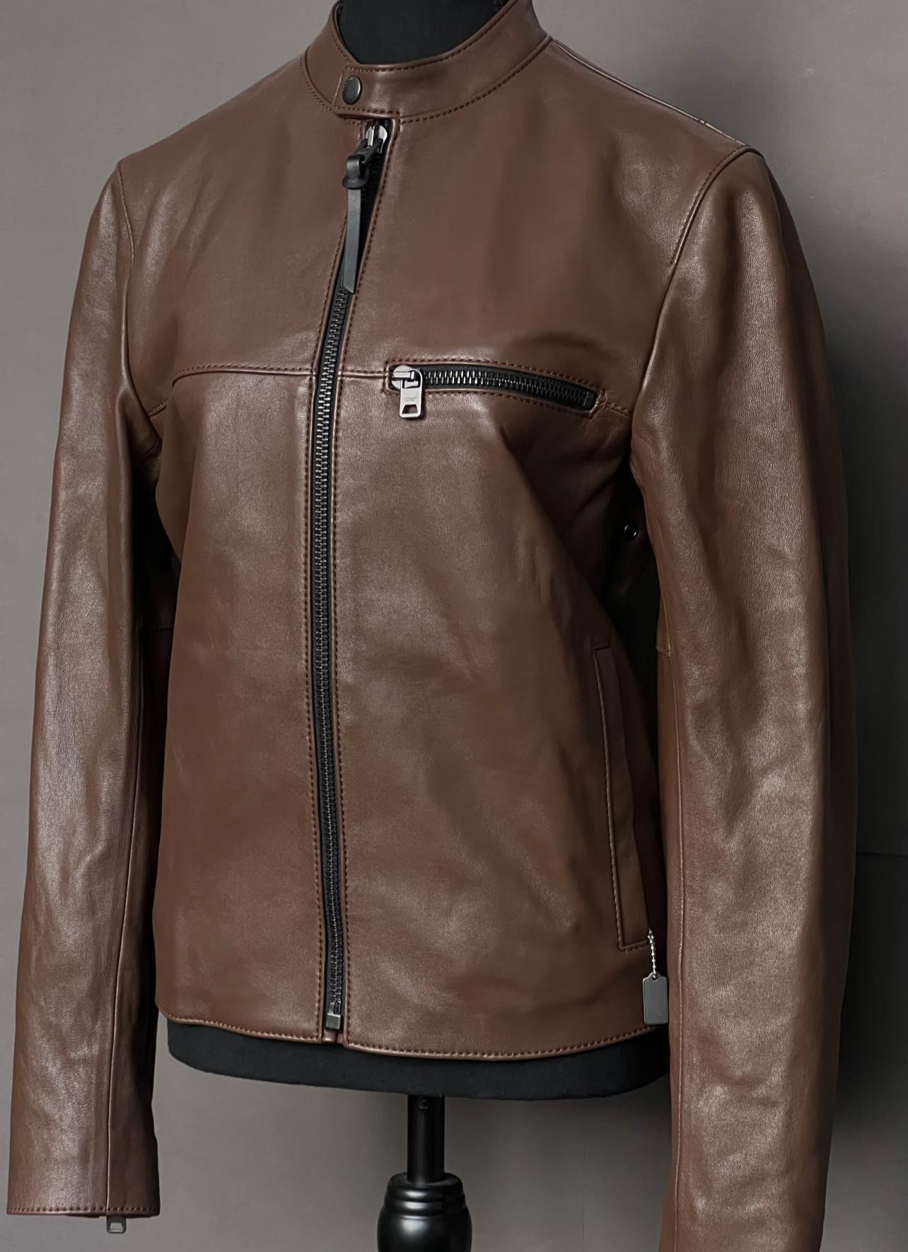 Coach Leather Racer Jacket