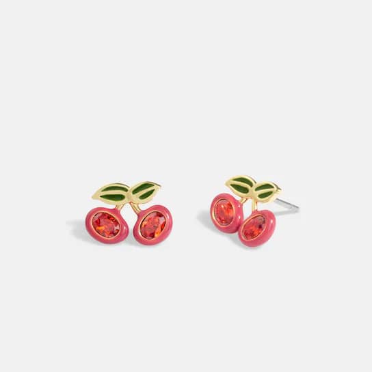 Coach Cherry Stud Earrings