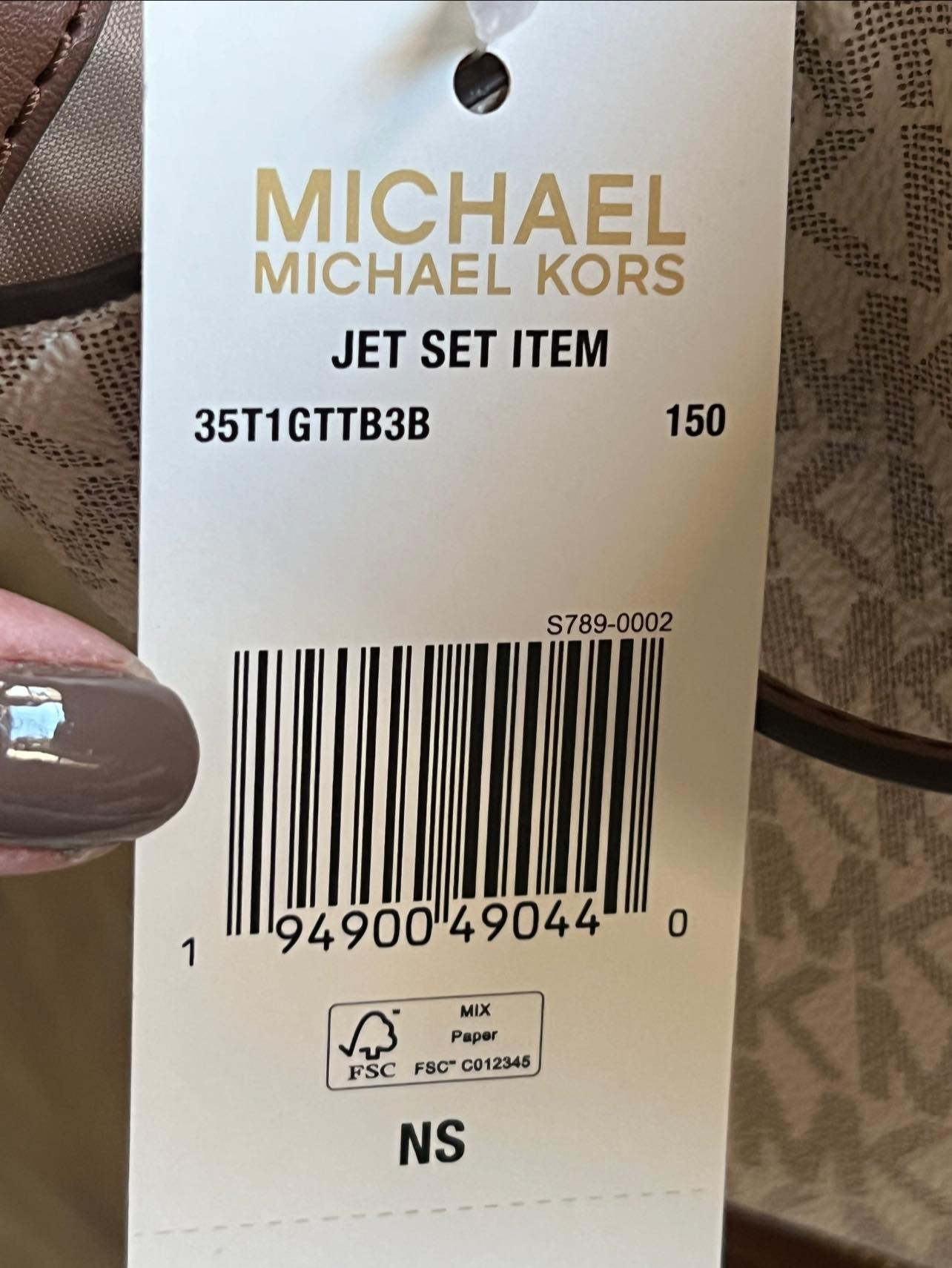 Michael Kors Jet Set Large Logo Backpack