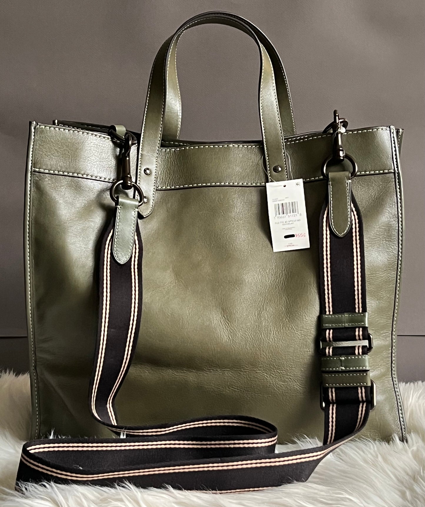 Coach Field Tote 40 with Coach Badge