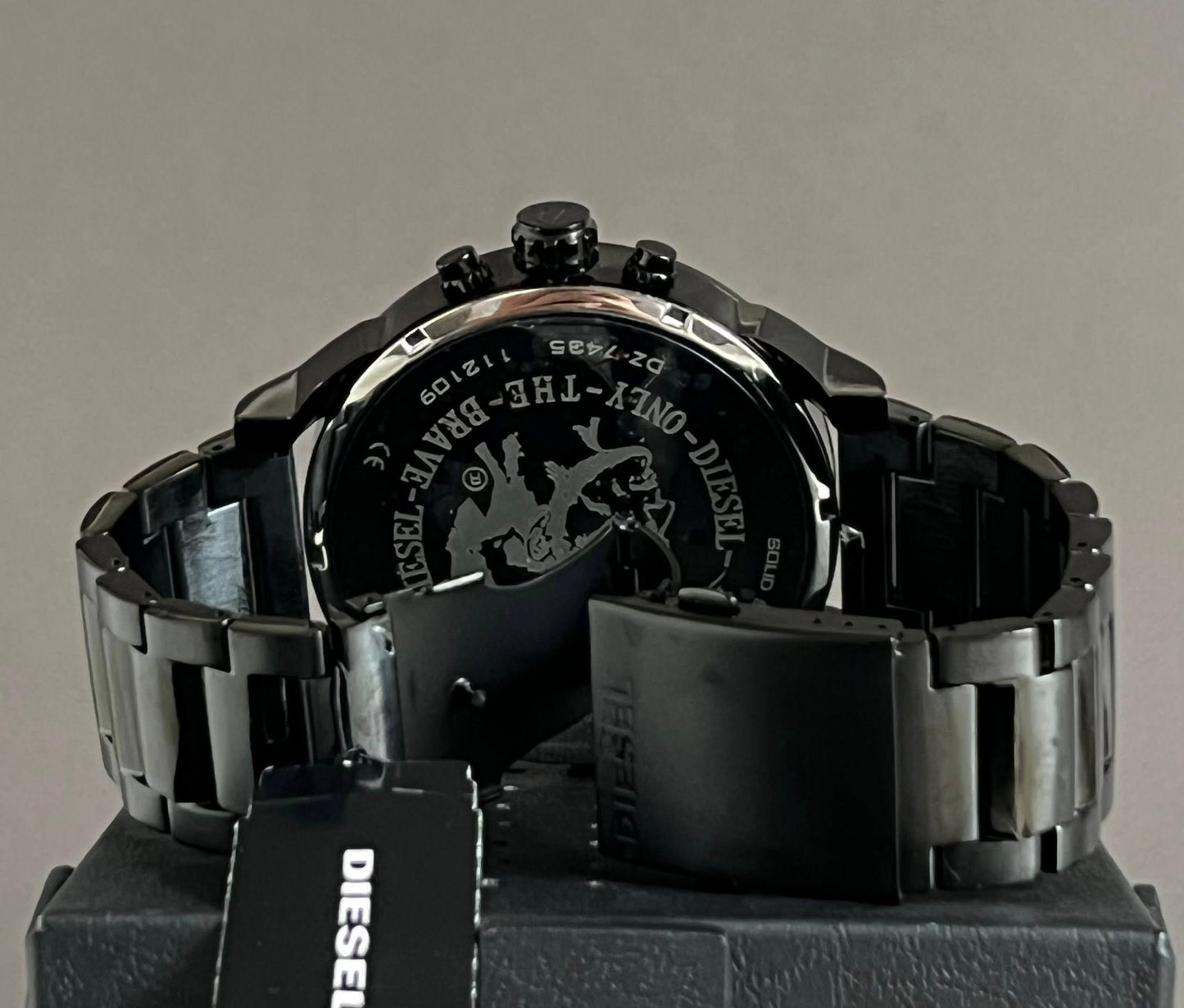 DZ7435 - Diesel Men’s Mr. Daddy 2.0 Chrono Black Dial Leather Watch