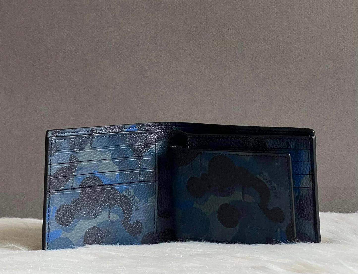 Coach Men’s 3-in-1 Wallet with Camo Print