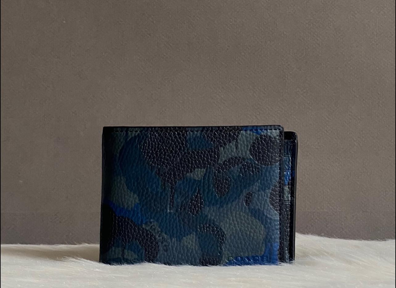 Coach Men’s 3-in-1 Wallet with Camo Print