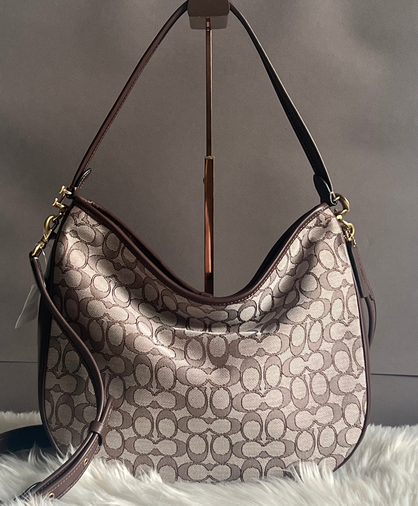 Coach Soft Tabby Hobo in Signature Jacquard