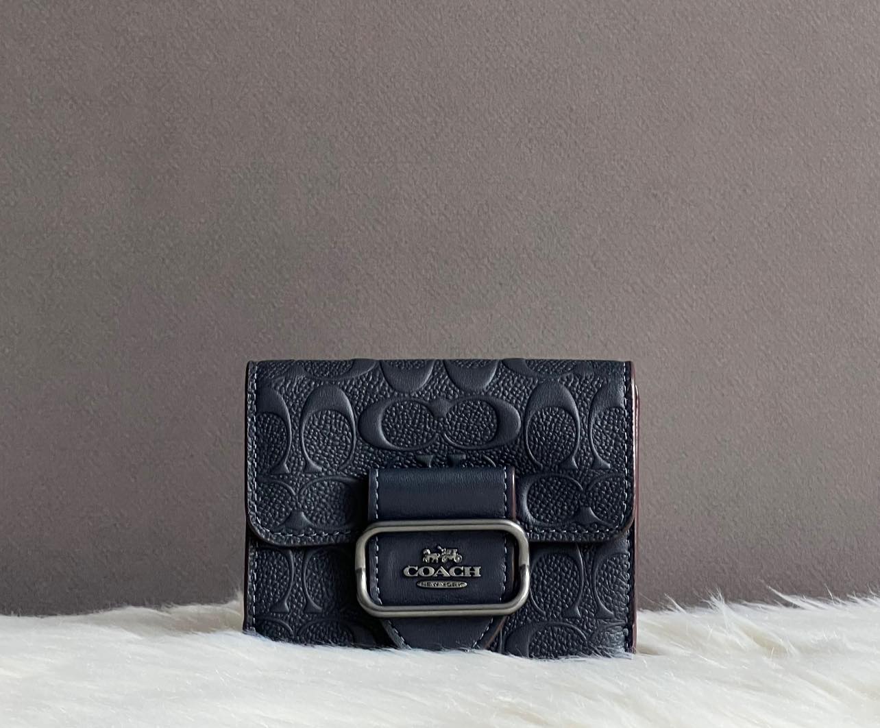 Coach Small Morgan Wallet In Signature Leather