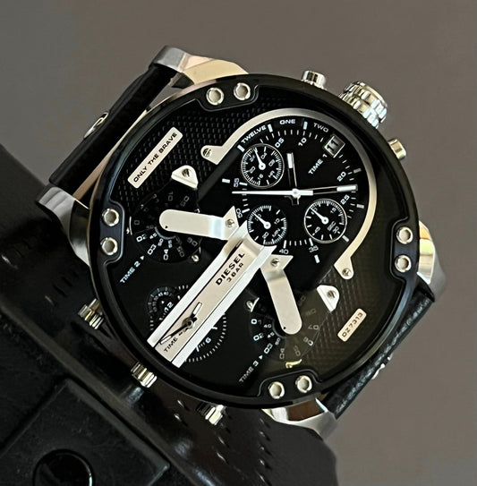 Diesel Men’s Mr. Daddy 2.0 Black Dial Chronograph Watch