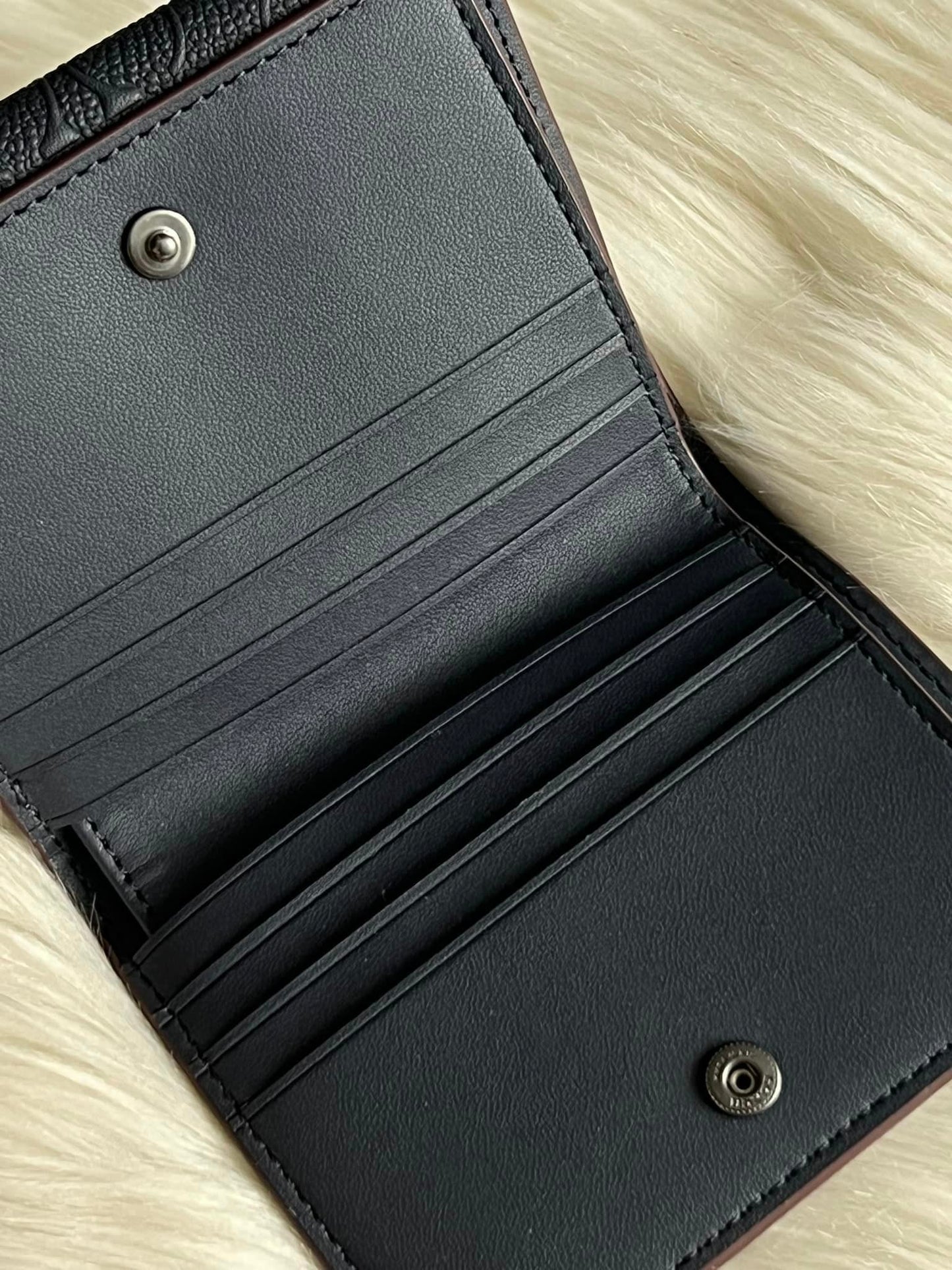 Coach Small Morgan Wallet In Signature Leather