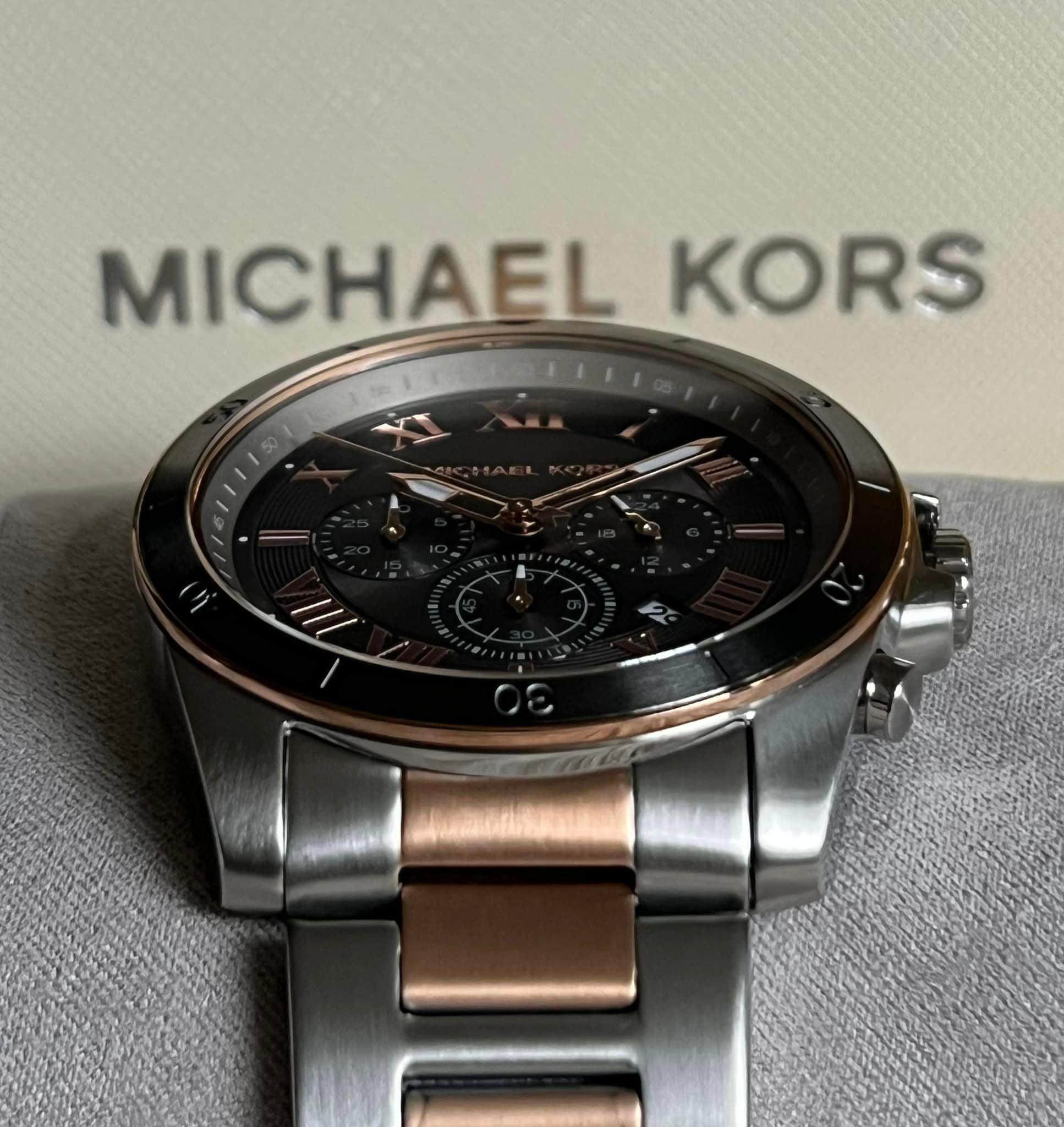 Michael Kors Men s Oversized Alek Two Tone Watch Club de Mode