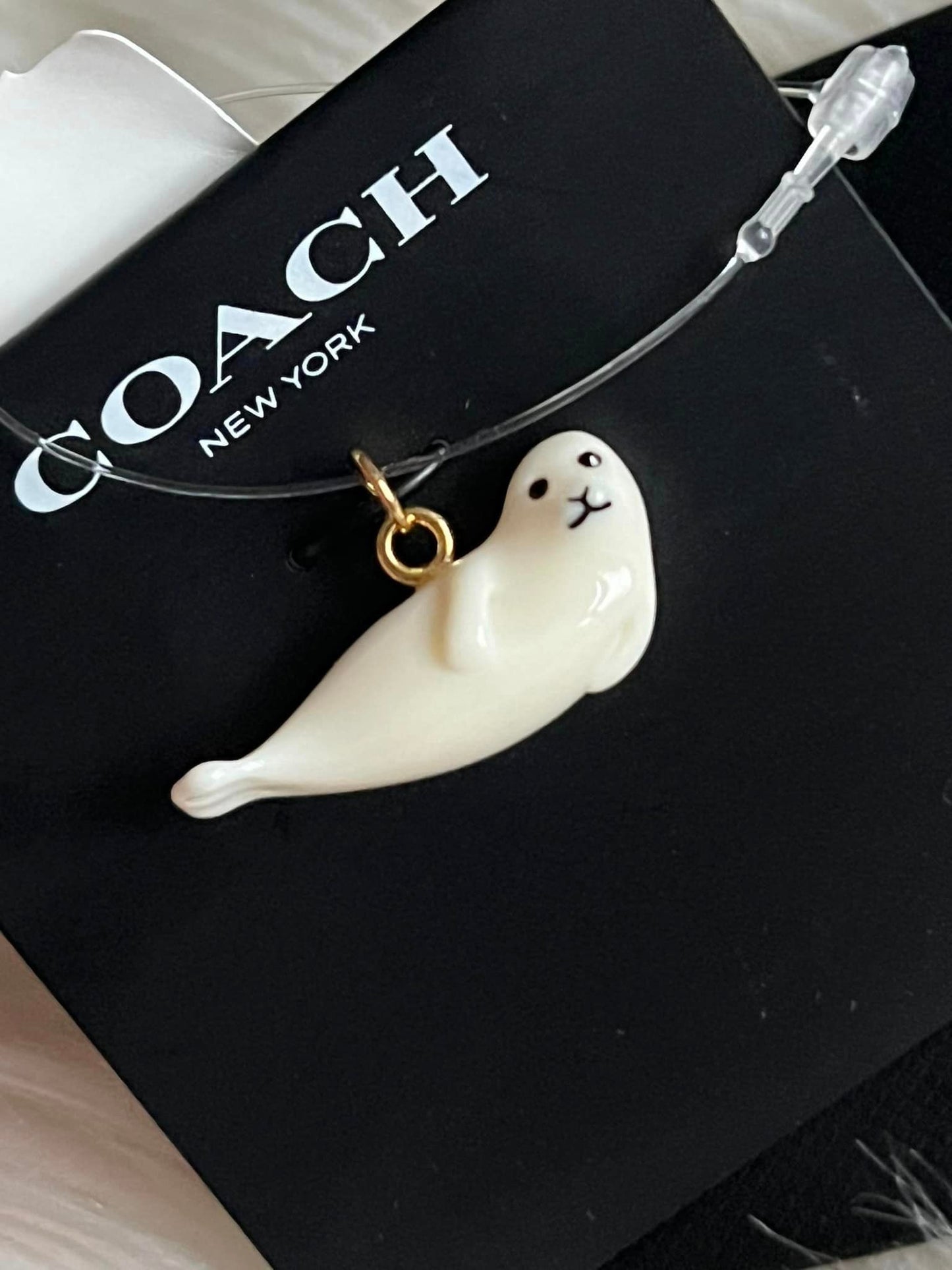 Coach Seal Charm