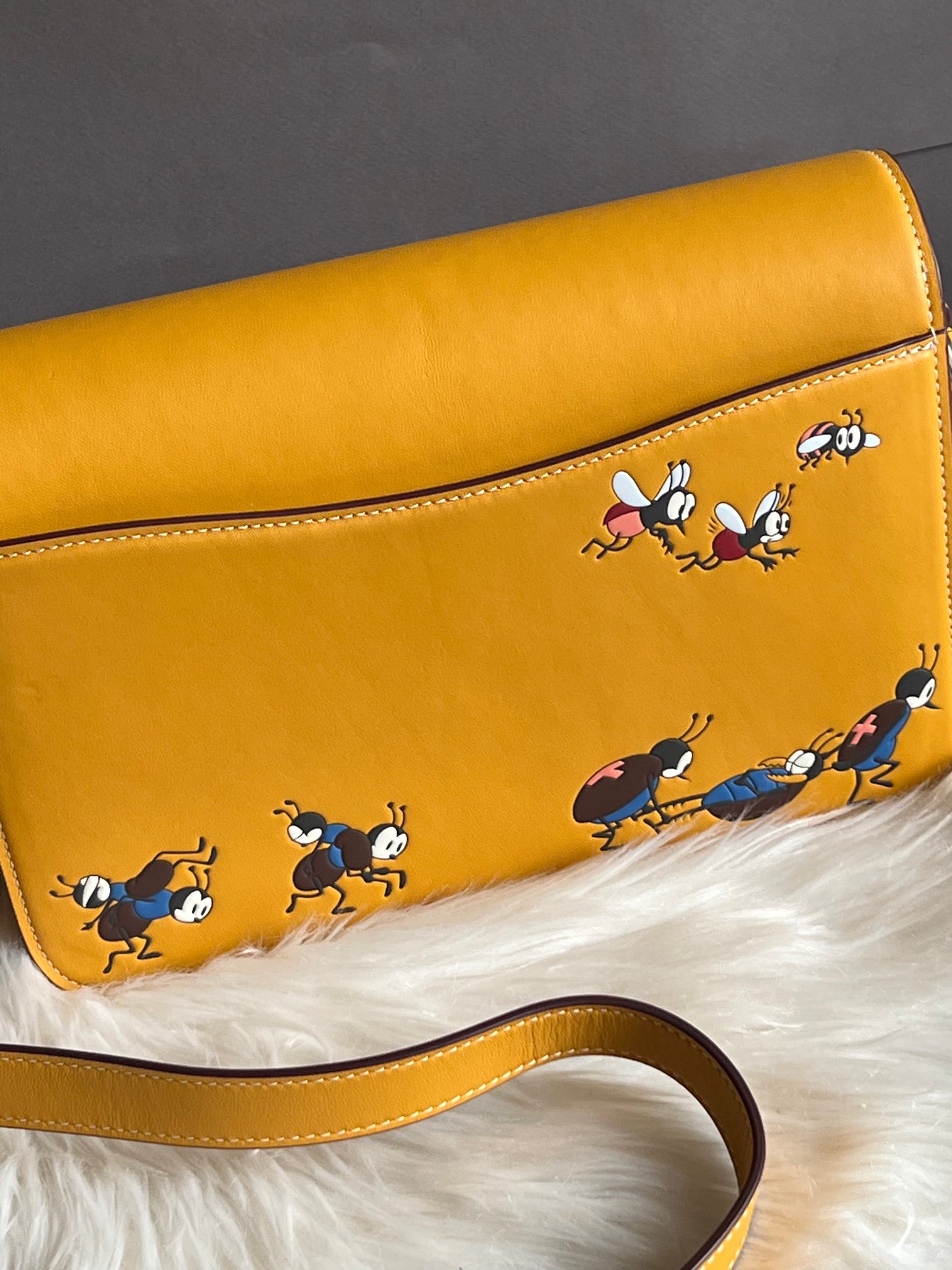 Disney X Coach Studio Shoulder Bag with Mickey Mouse and Bugs