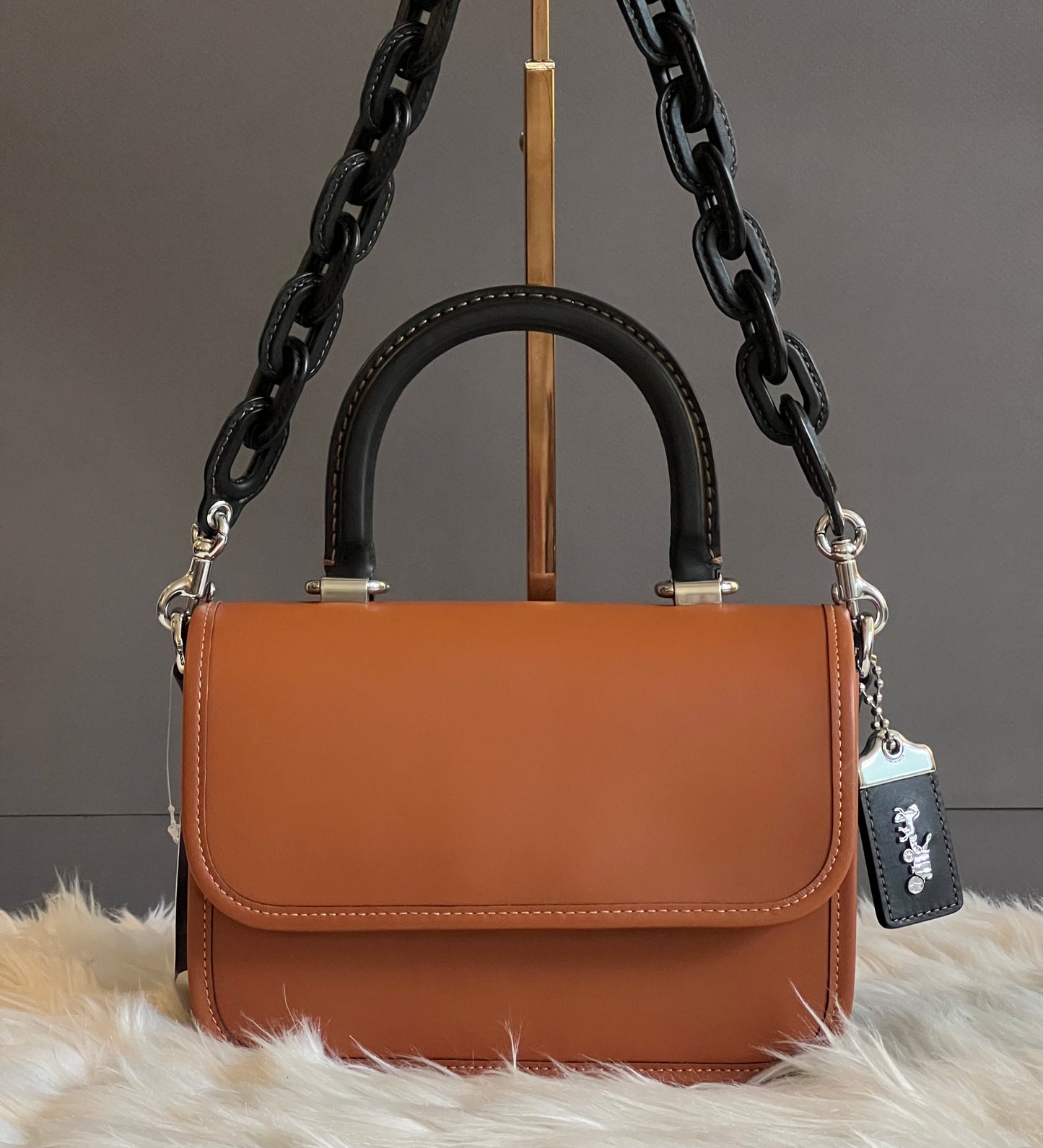 Coach Rogue Top Handle in Colorblock