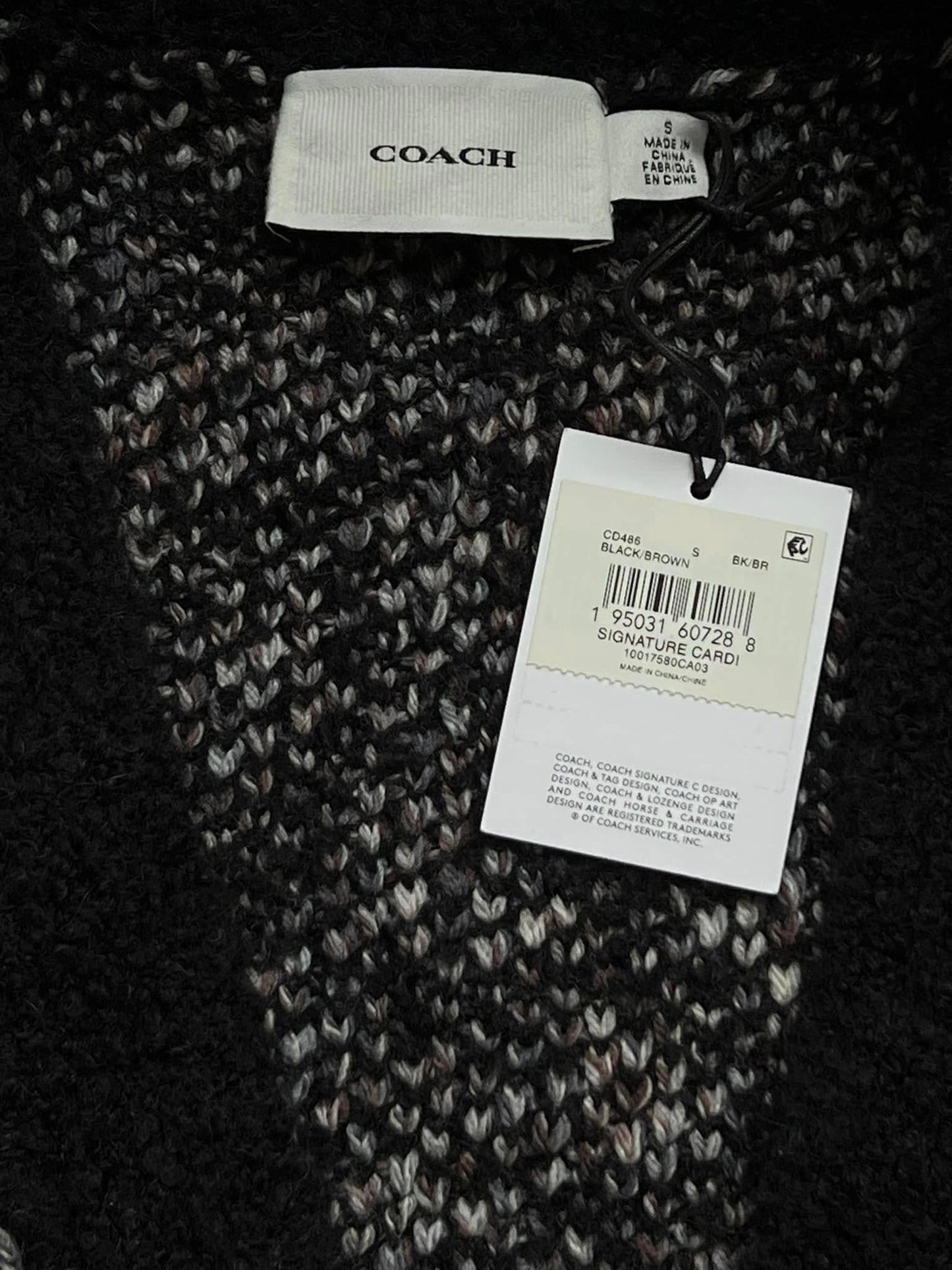 Coach Signature Cardigan