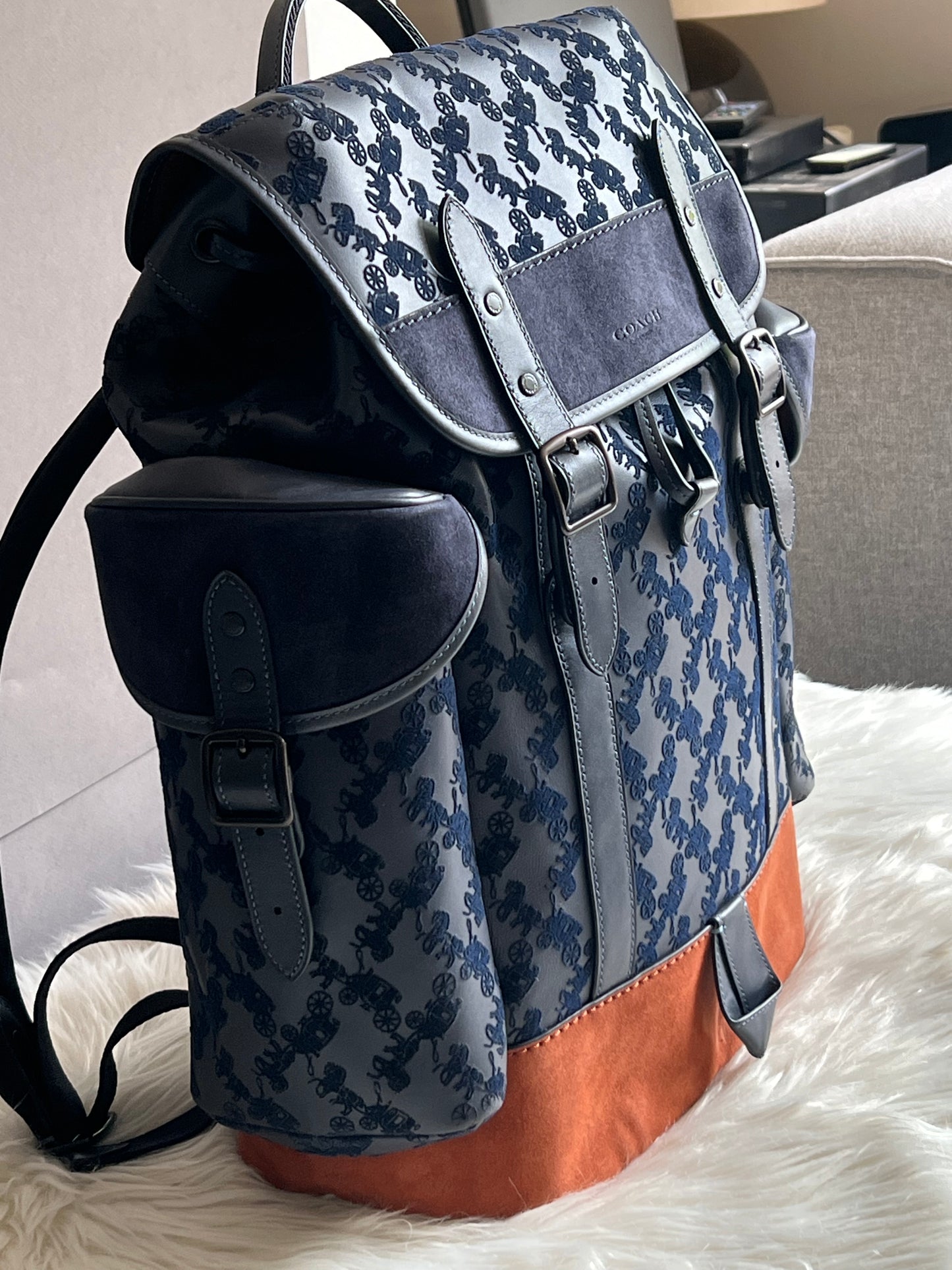 Coach Hitch Backpack with Horse and Carriage