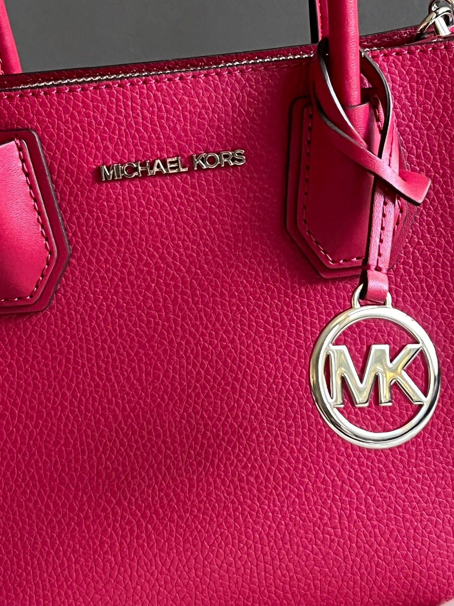 Michael Kors Mercer Medium Pebbled Leather Crossbody Bag