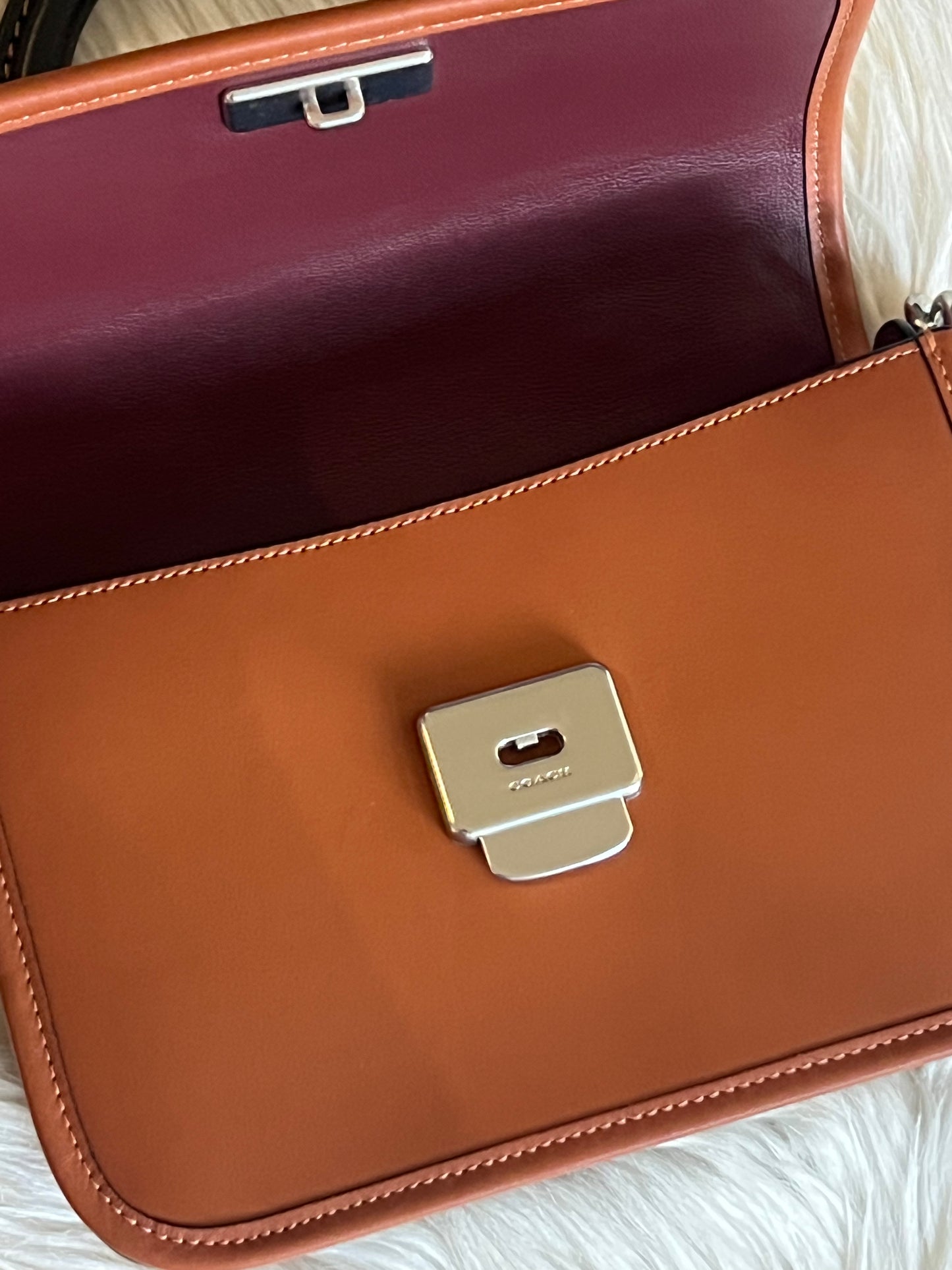 Coach Rogue Top Handle in Colorblock