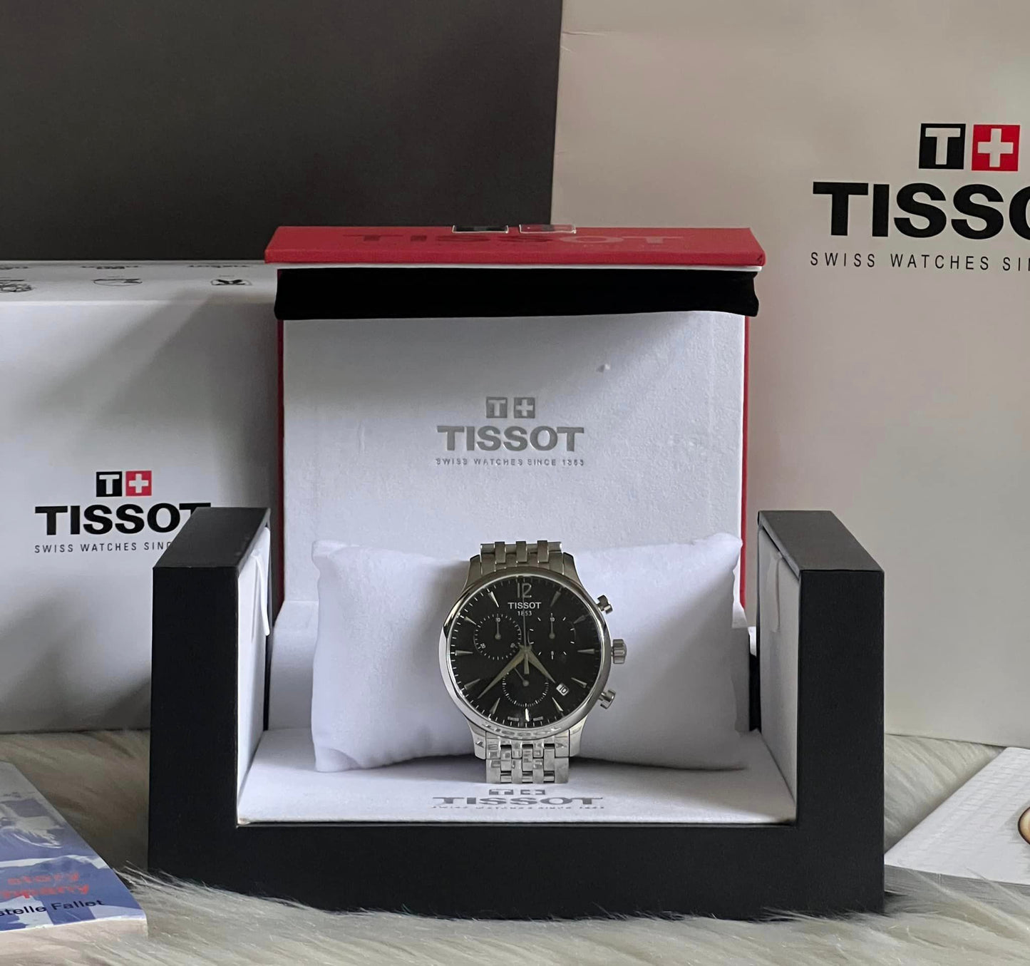 Tissot Men’s Chronograph Black Dial Watch