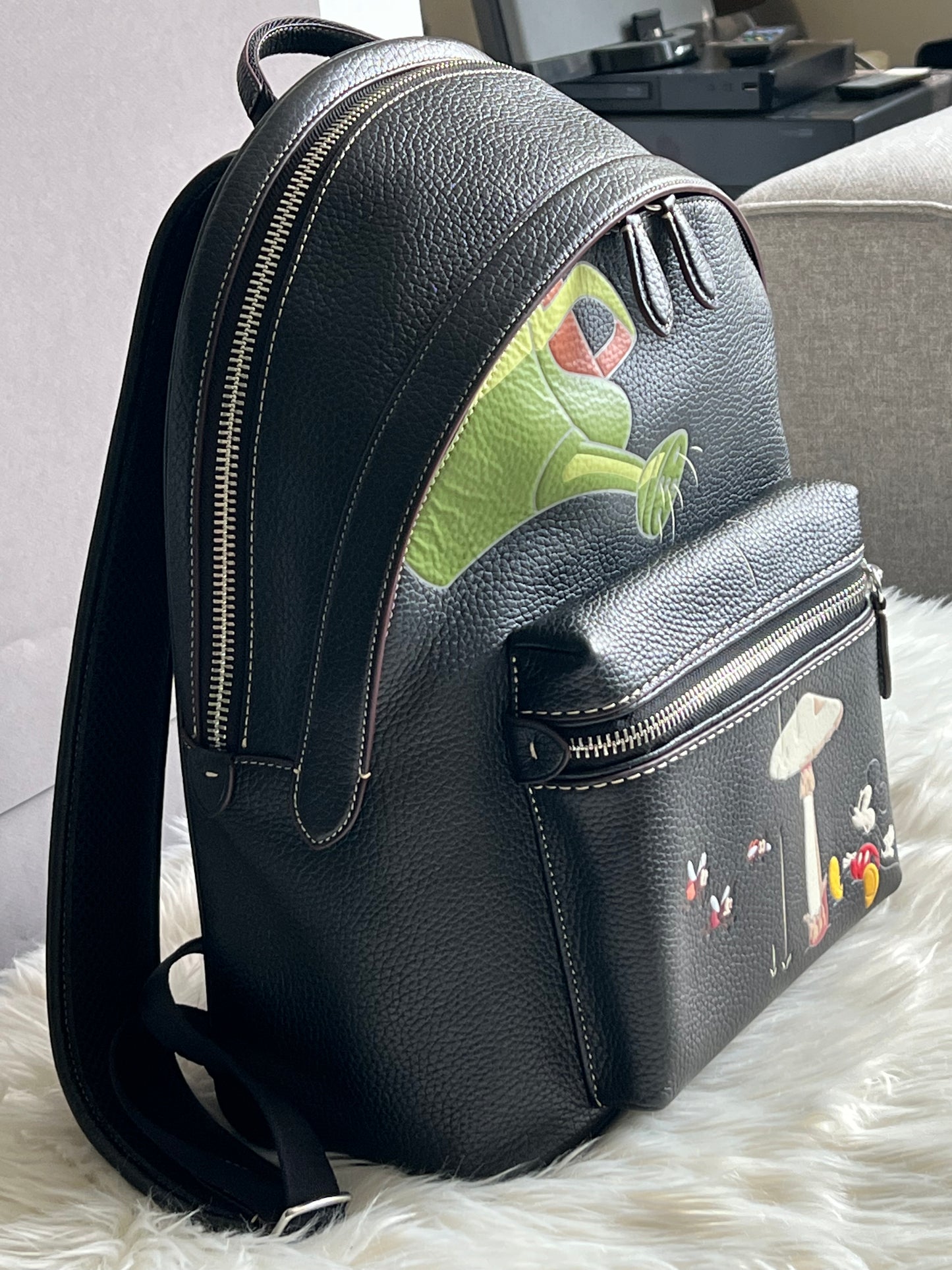 Disney X Coach Charter Backpack in Regenerative Leather