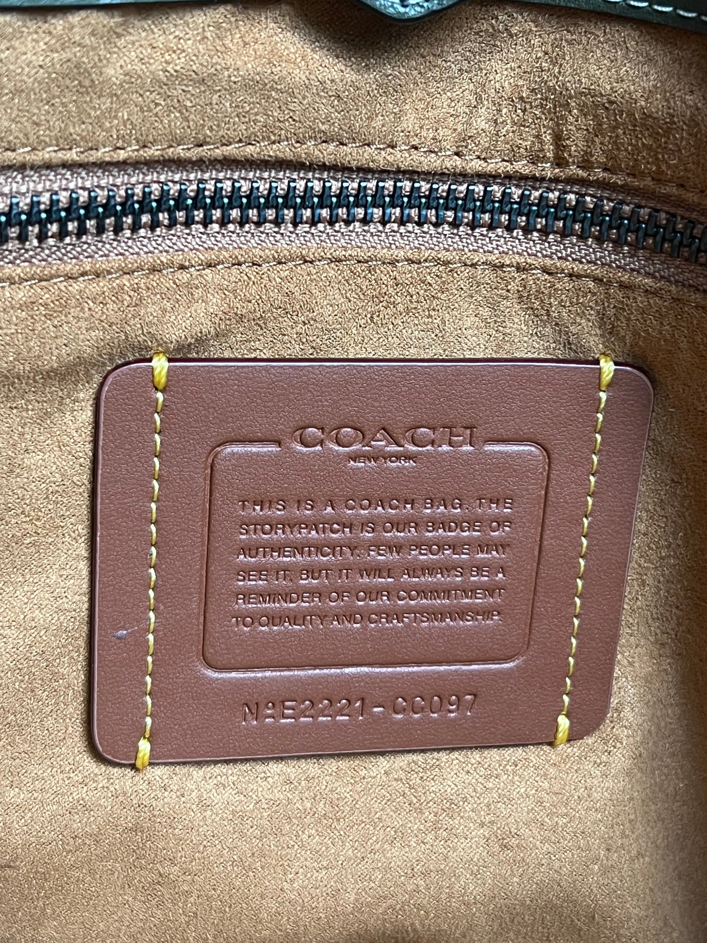 Coach Field Tote 40 with Coach Badge