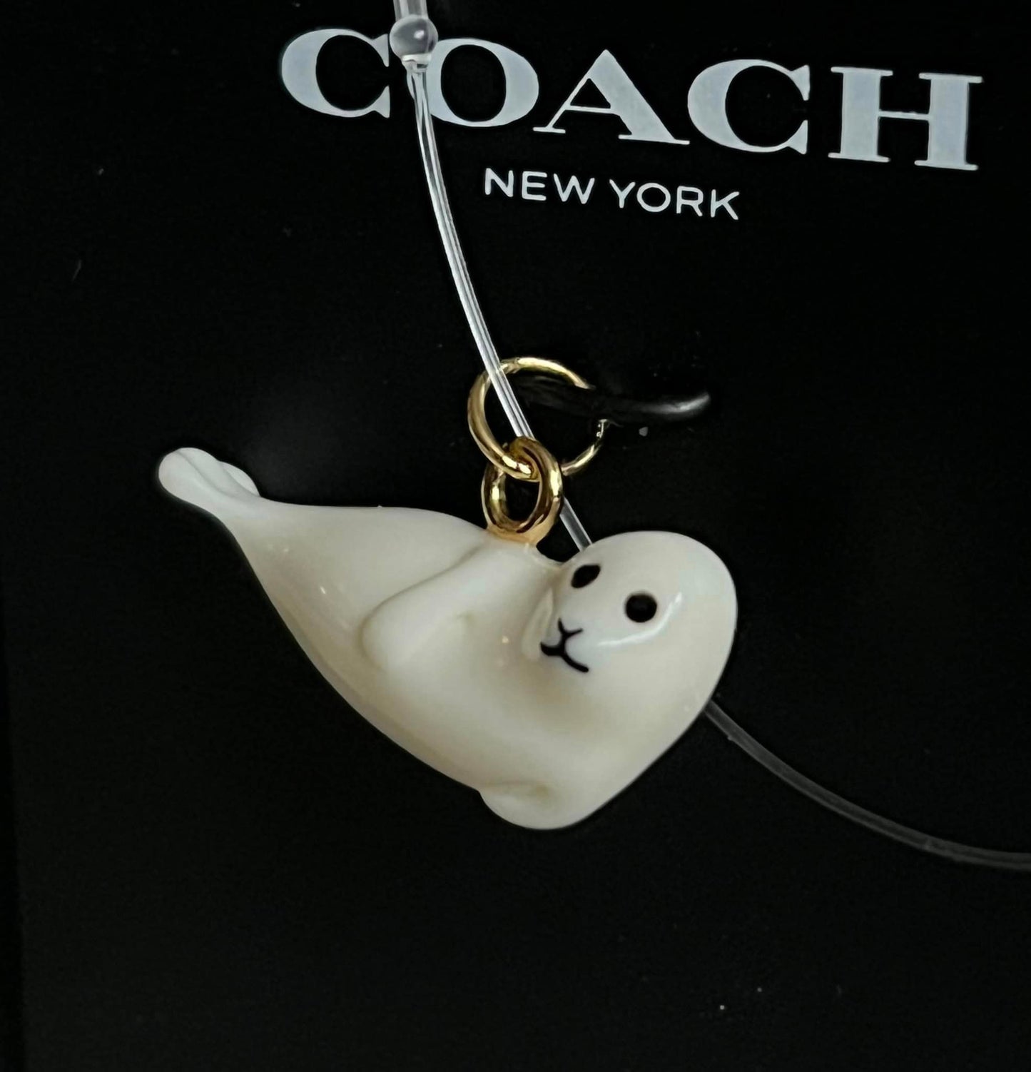 Coach Seal Charm