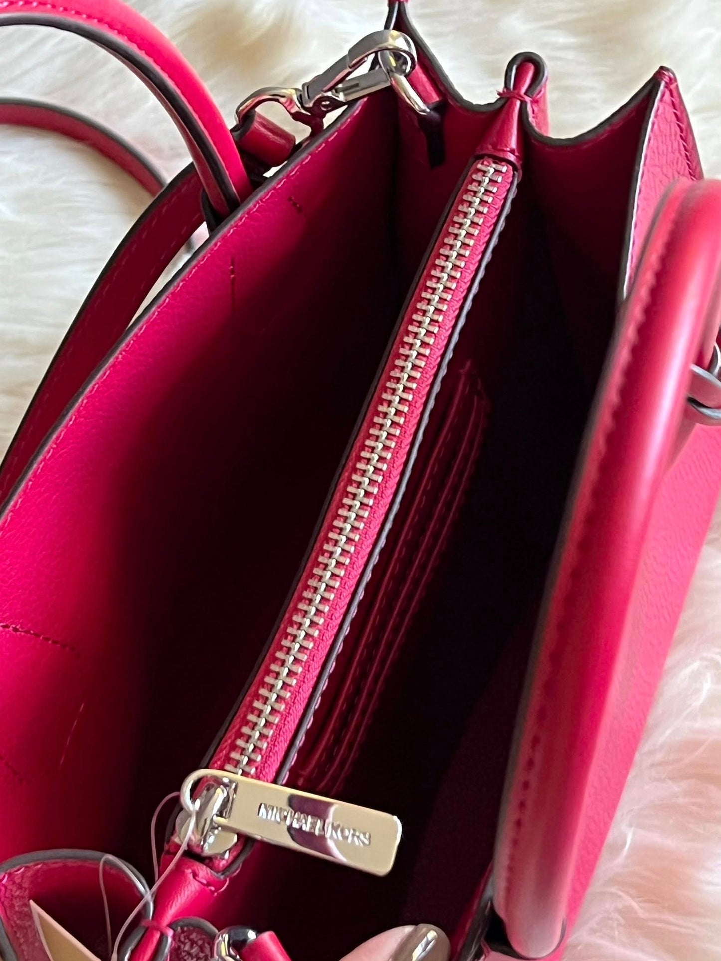 Michael Kors Mercer Medium Pebbled Leather Crossbody Bag