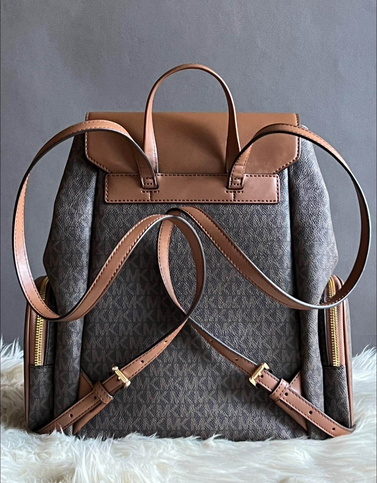 Michael Kors Jet Set Large Logo Backpack