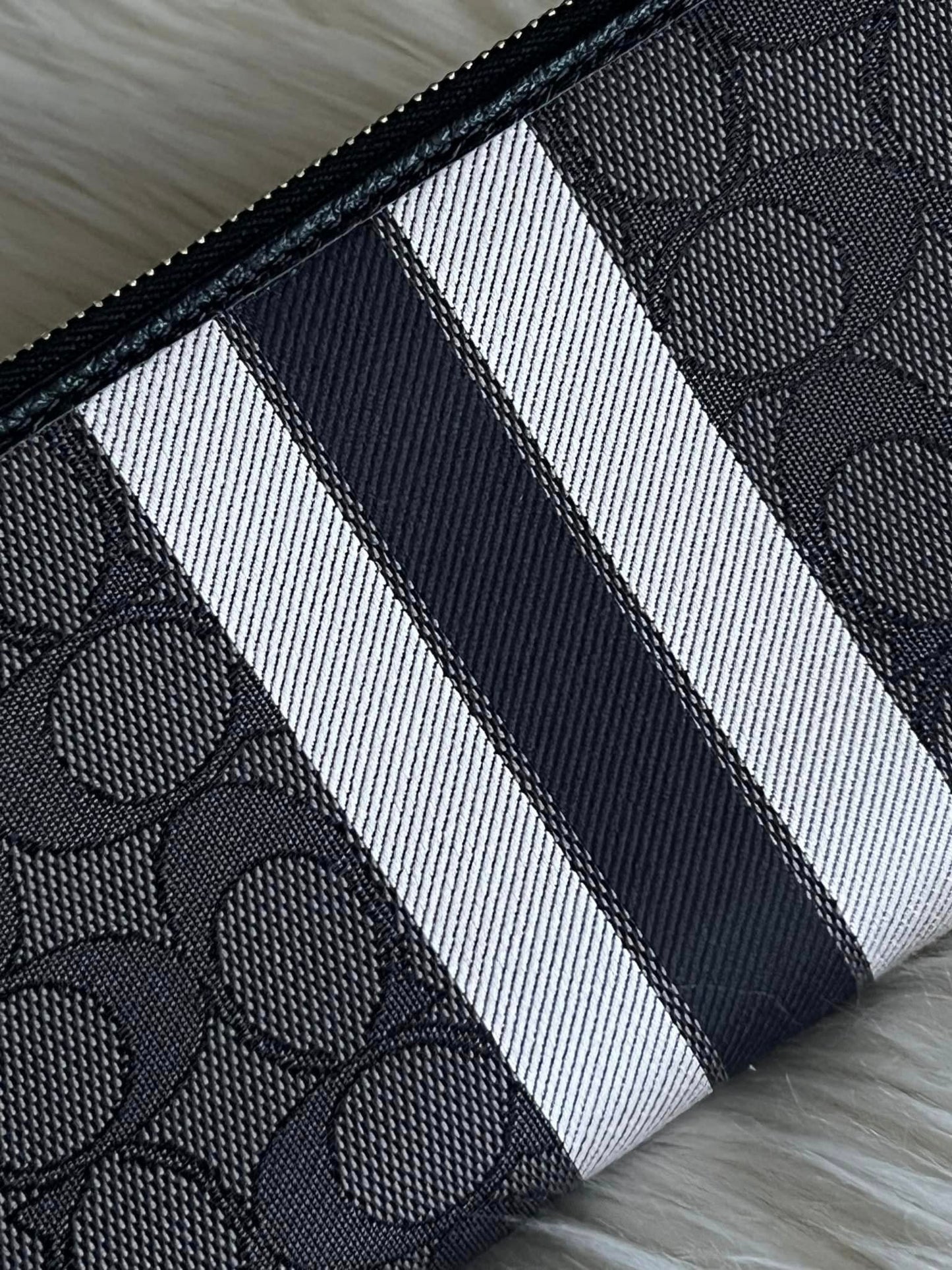 Coach Dempsey Large Phone Wallet In Signature Jacquard With Stripe And Coach Patch