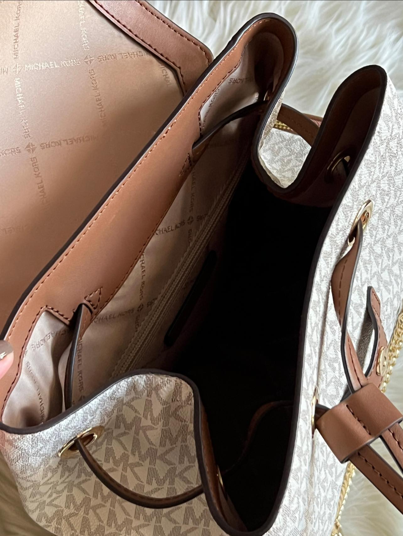 Michael Kors Jet Set Large Logo Backpack