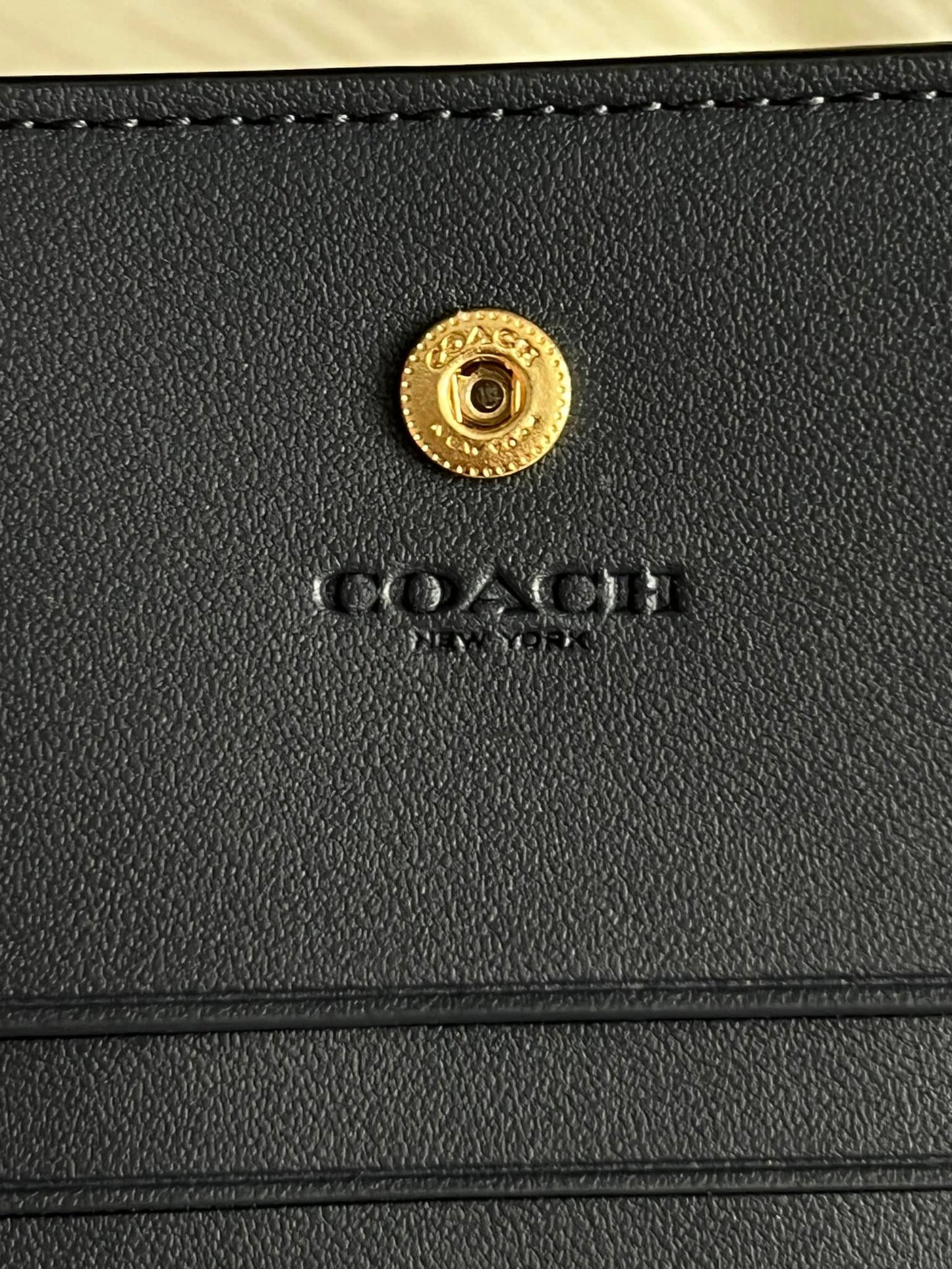 Coach Snap Wallet With Coach Monogram Print