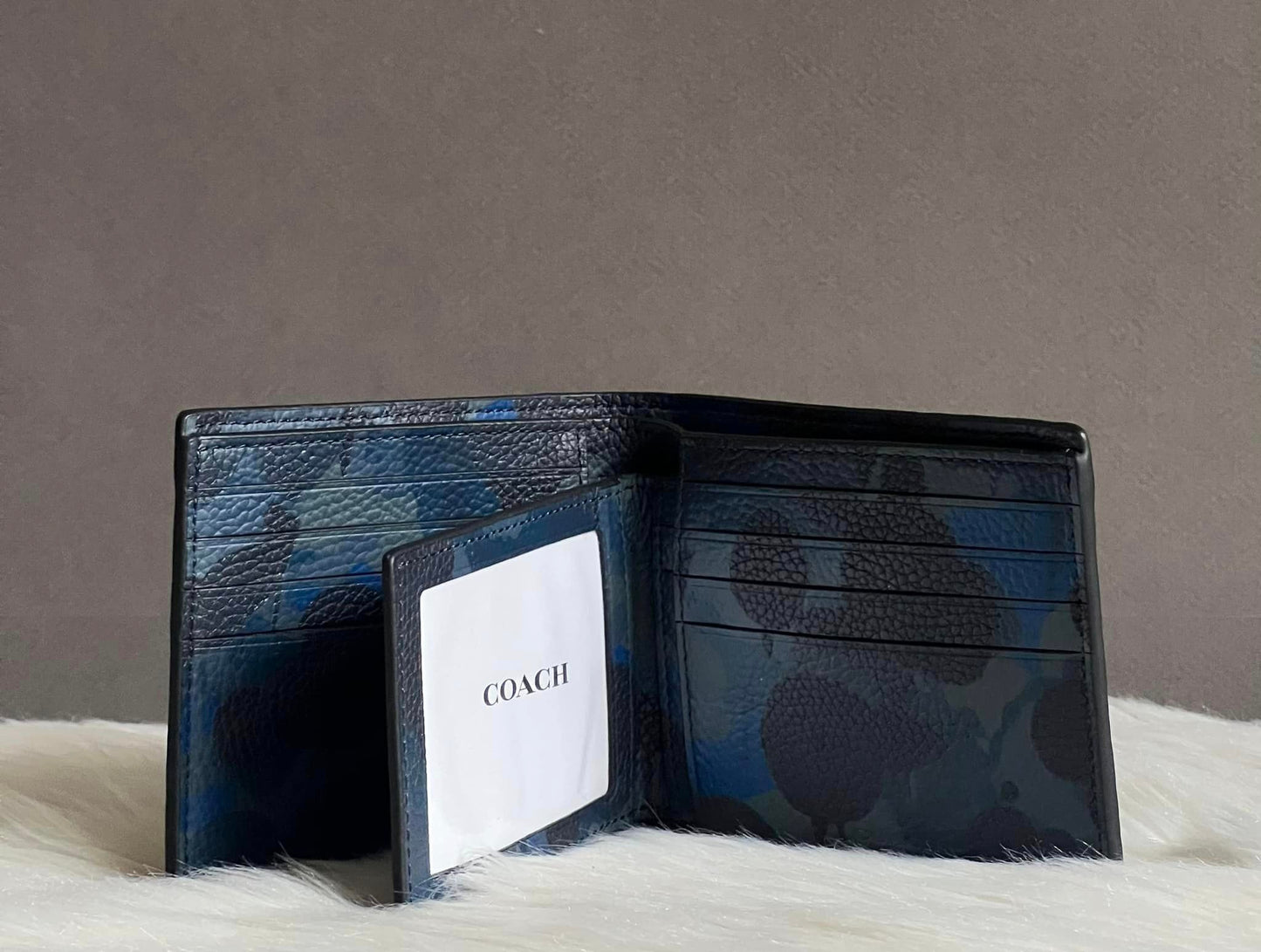 Coach Men’s 3-in-1 Wallet with Camo Print