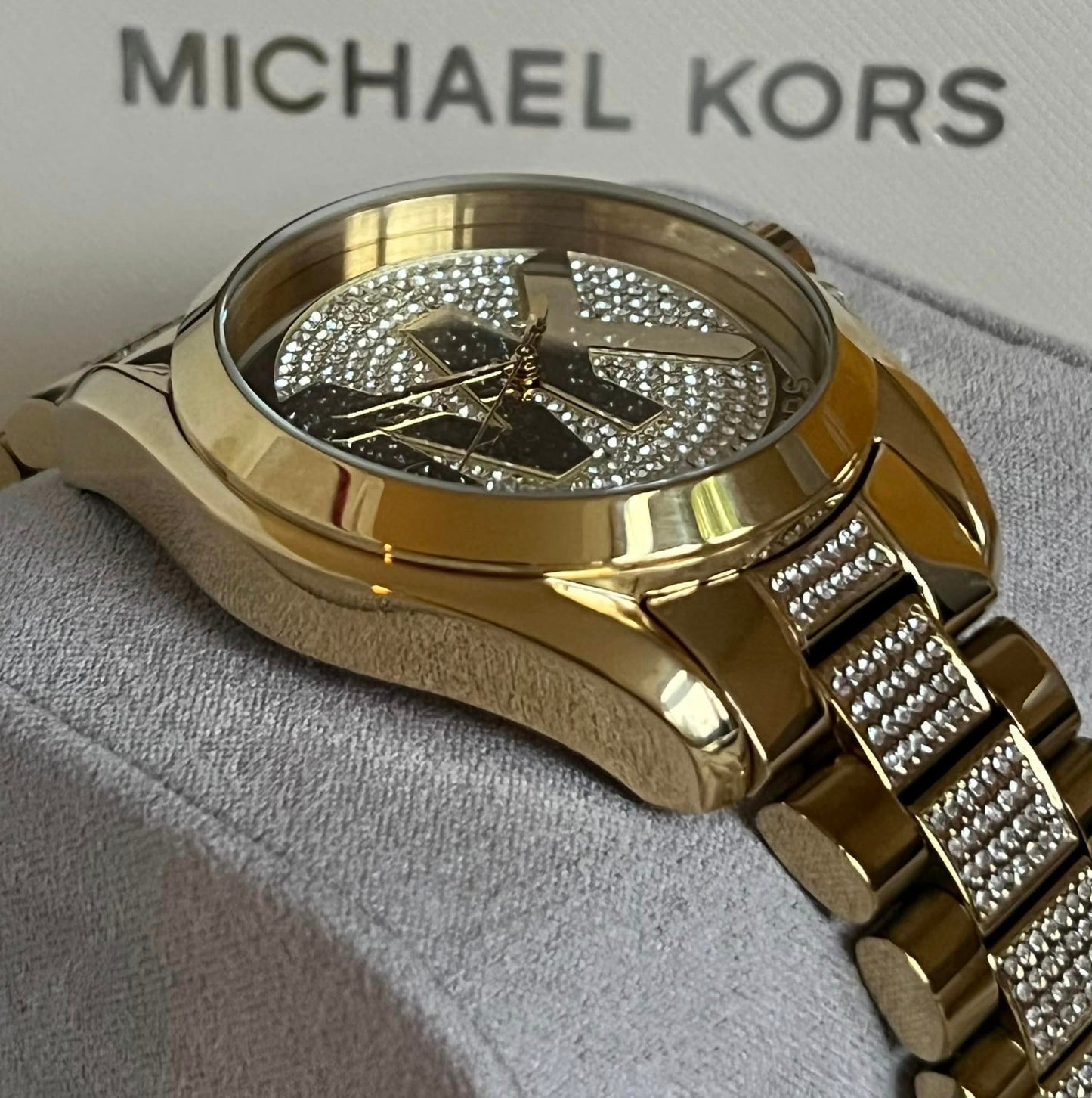 Michael Kors Women’s Bradshaw Gold-Tone Watch