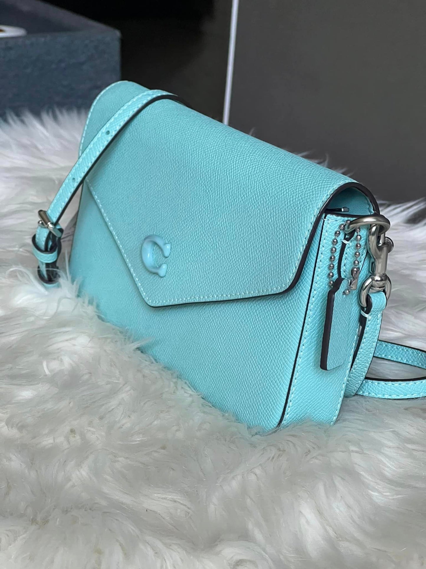 COACH C8749 LEATHER WYN CROSSBODY Bag Green