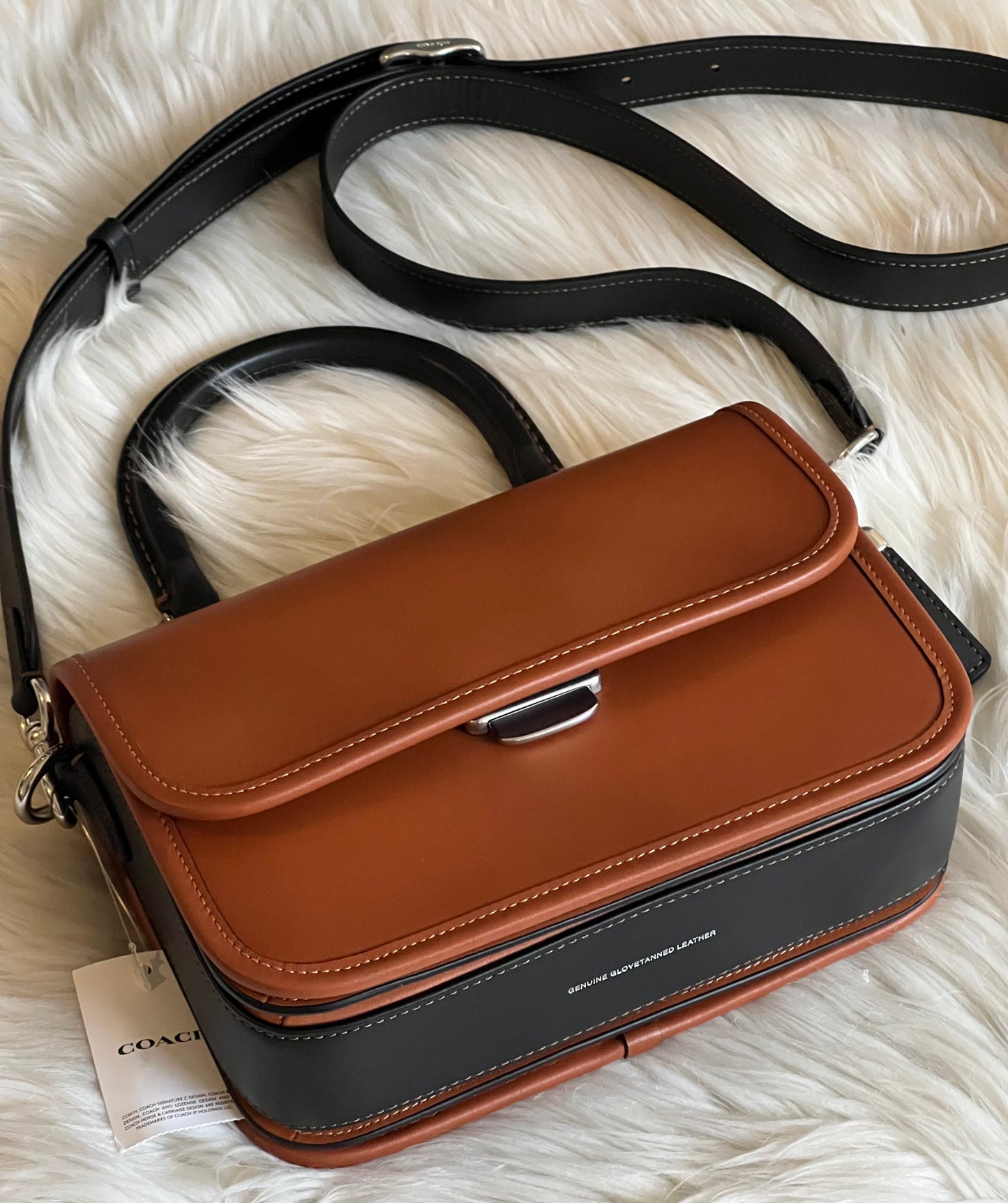 Coach Rogue Top Handle in Colorblock