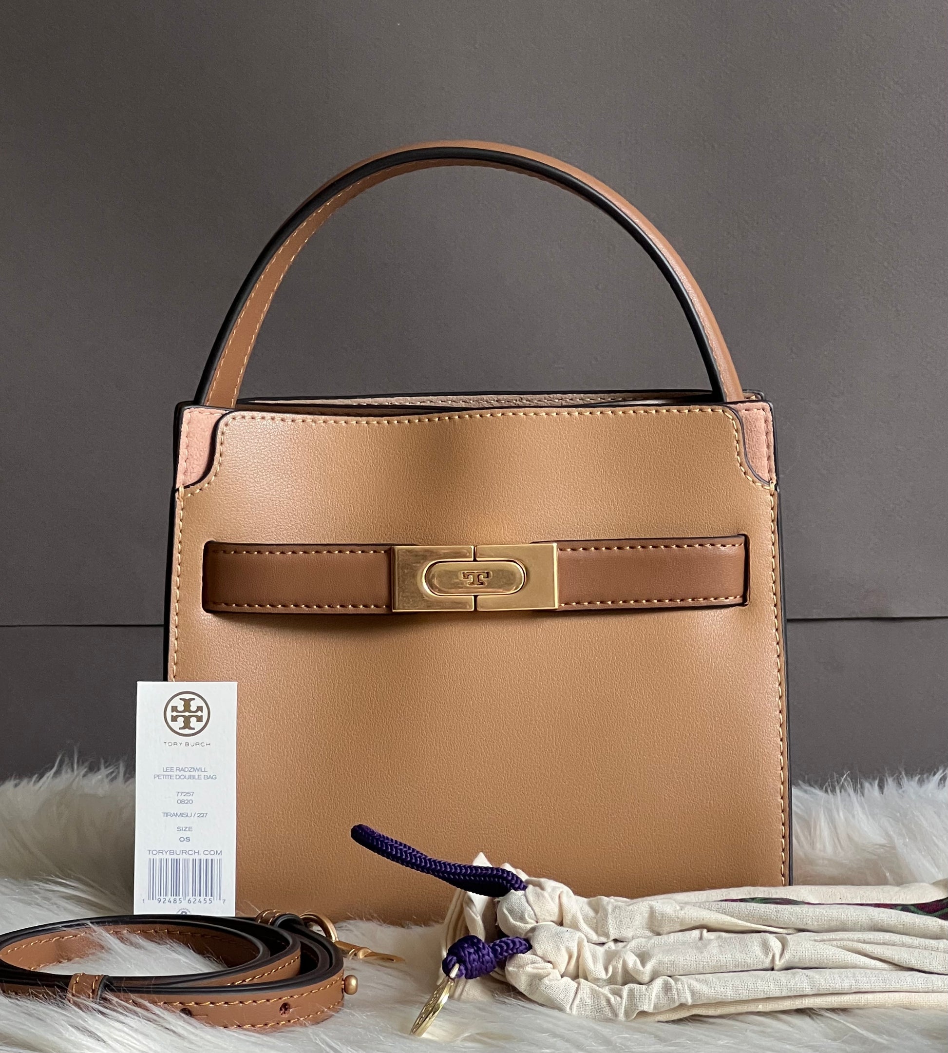 【関税込み】tory burch Petite Double Lee Radziwill' handbag Tory Burch Lee Radziwill Petite Double Bag - Club de Mode
