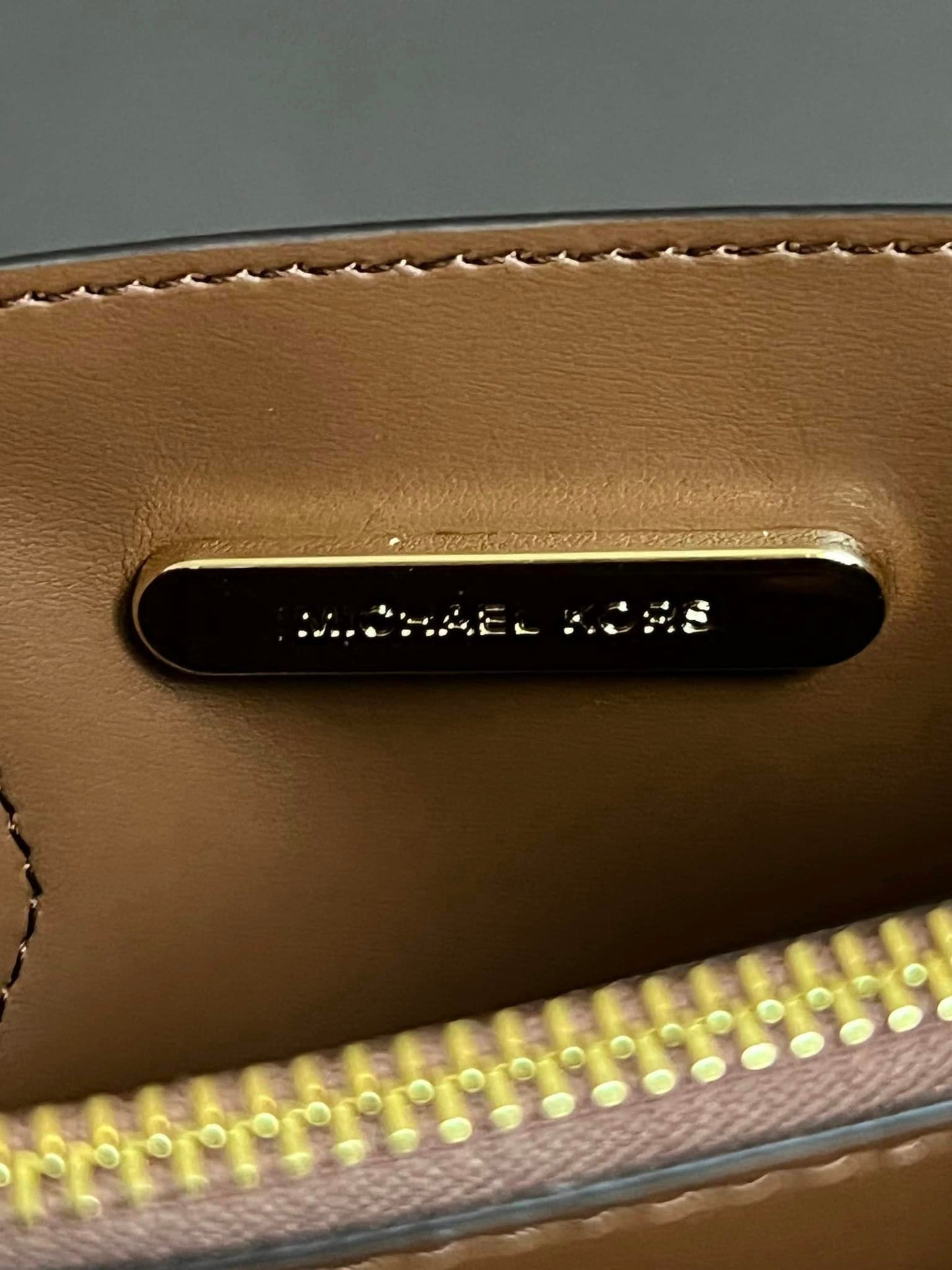Michael Kors Mercer Medium Logo and Leather Accordion Crossbody Bag