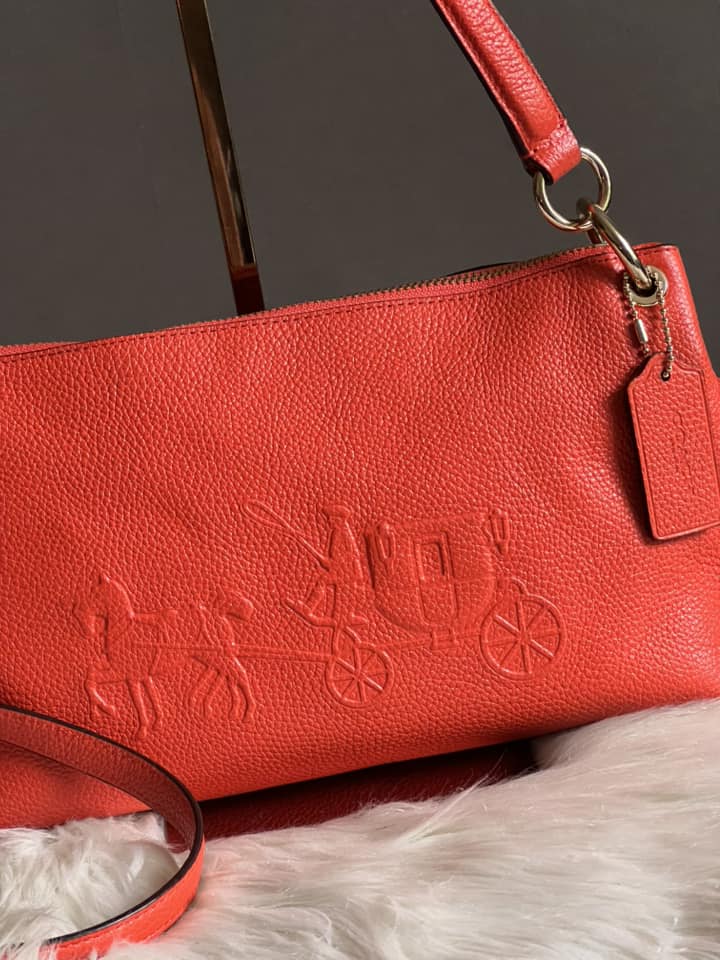 Coach Charley Embossed Horse and Carriage Bag