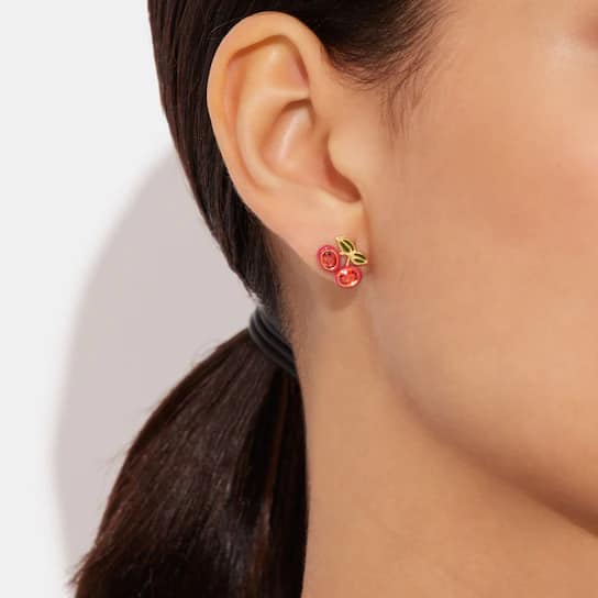 Coach Cherry Stud Earrings