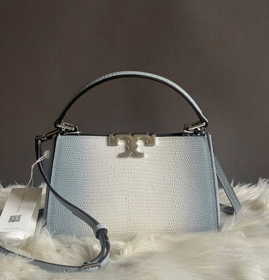 Tory Burch Eleanor Lizard Mini Satchel