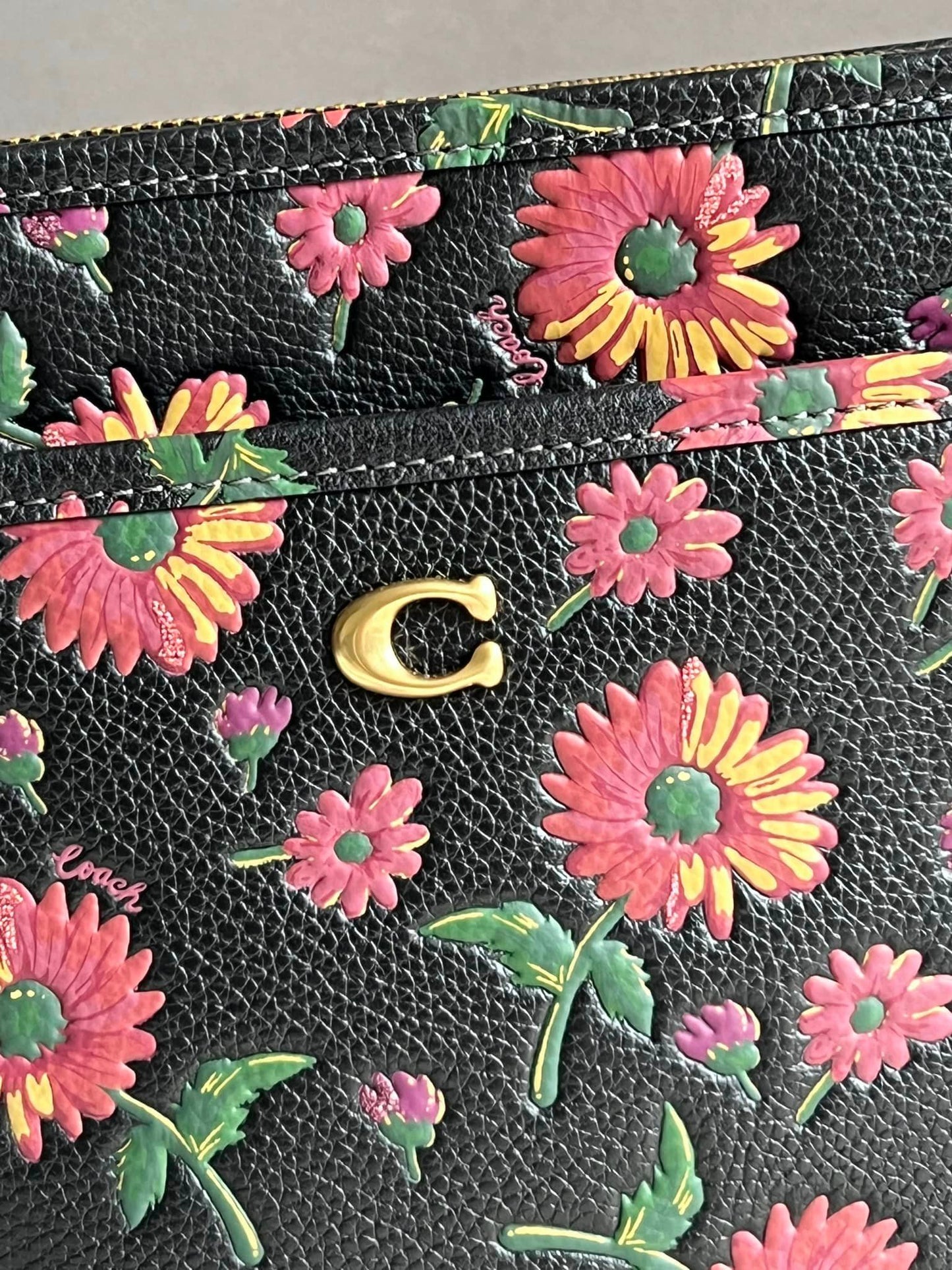 Coach Kitt Messenger Crossbody Bag with Floral Print