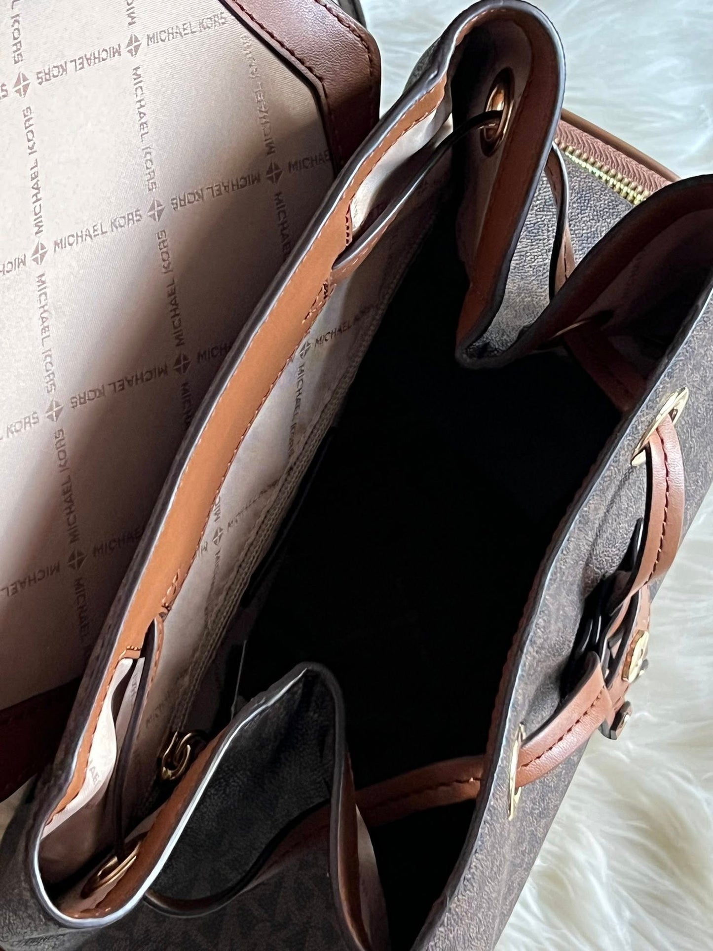 Michael Kors Jet Set Large Logo Backpack